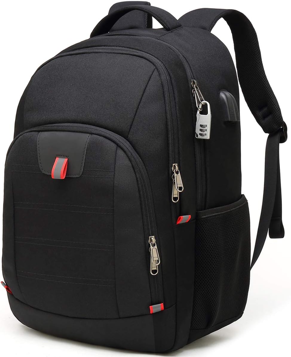 Della Gao Travel Laptop Backpack, Large Anti Theft Backpack for Men and Women wi...