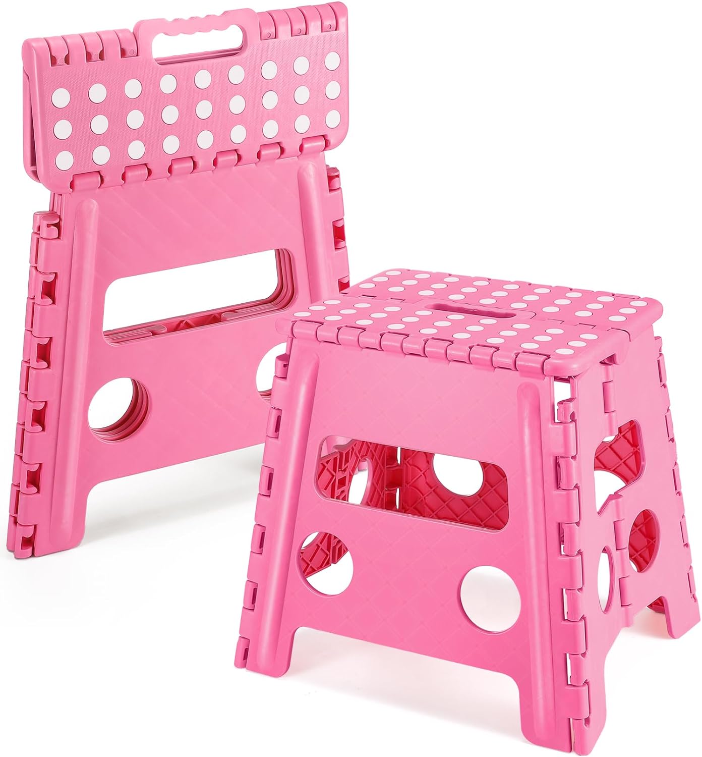 Dyforce Non-Slip Folding Step Stool, Special Heavy Duty Foldable Stool for Adult...