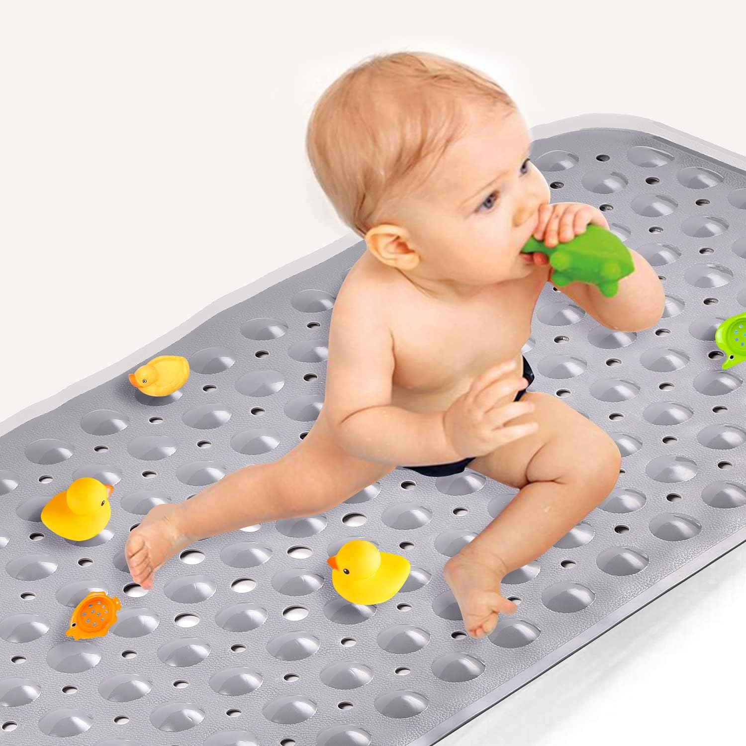 Sheepping Baby Bath Mat for Tub, Special Non Slip Extra Long Cover Bathtub Mat w...