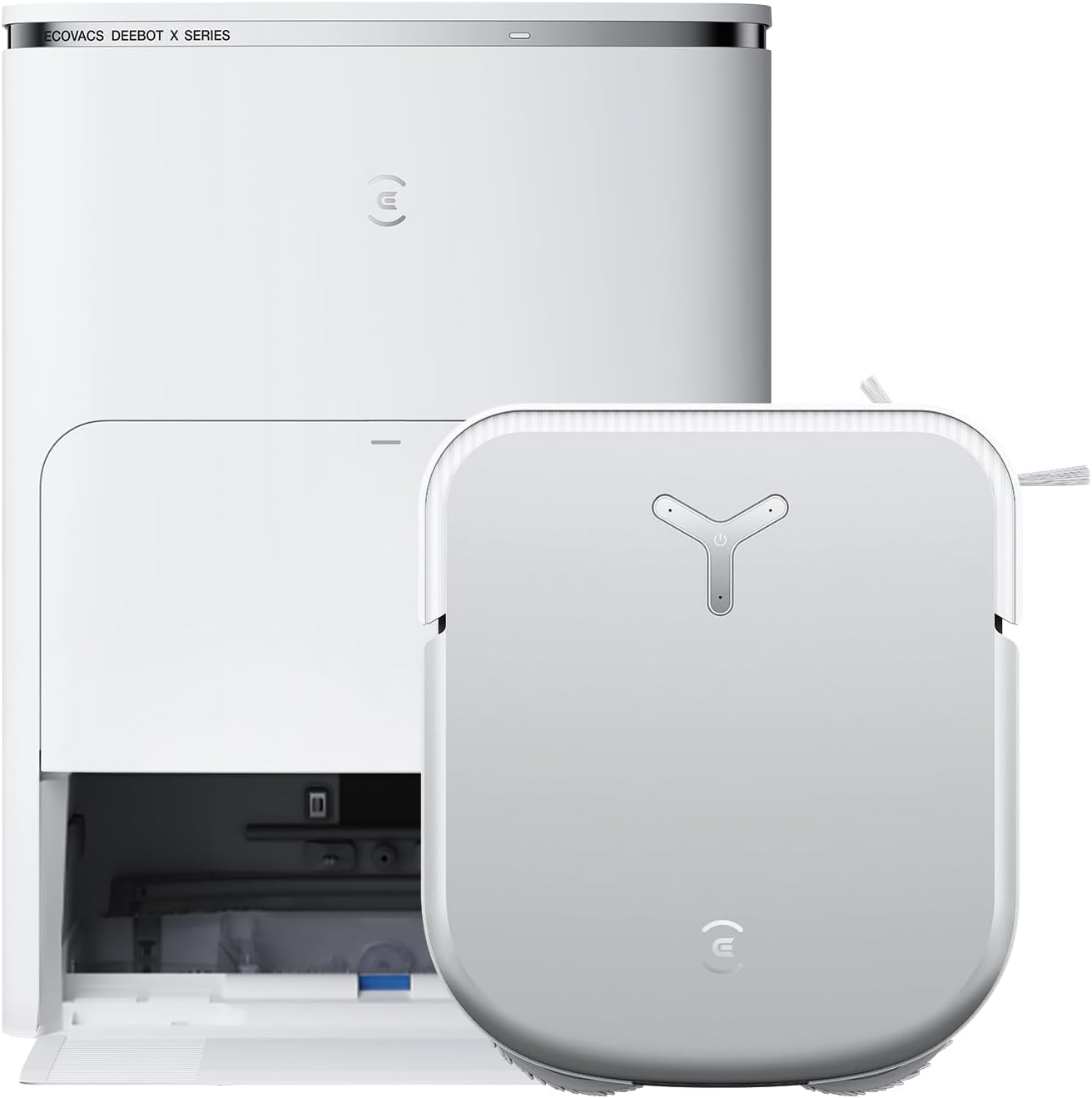 ECOVACS DEEBOT X2 OMNI Robot Vacuum Cleaner with Mop 8000Pa, 15mm Mop Lifting, H...