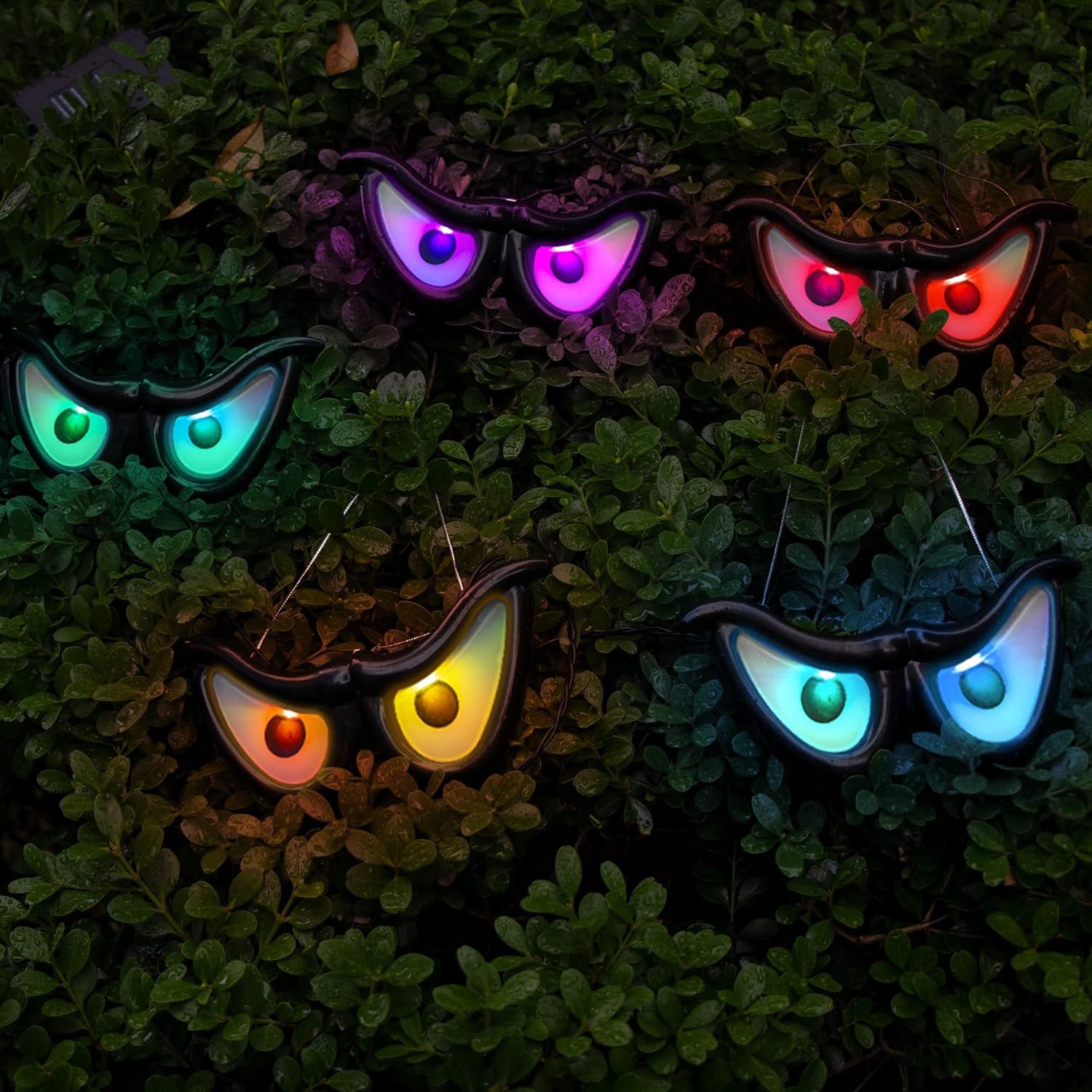 WATERGLIDE Halloween Flashing Spooky Eyes Lights, Special Battery Operated Light...
