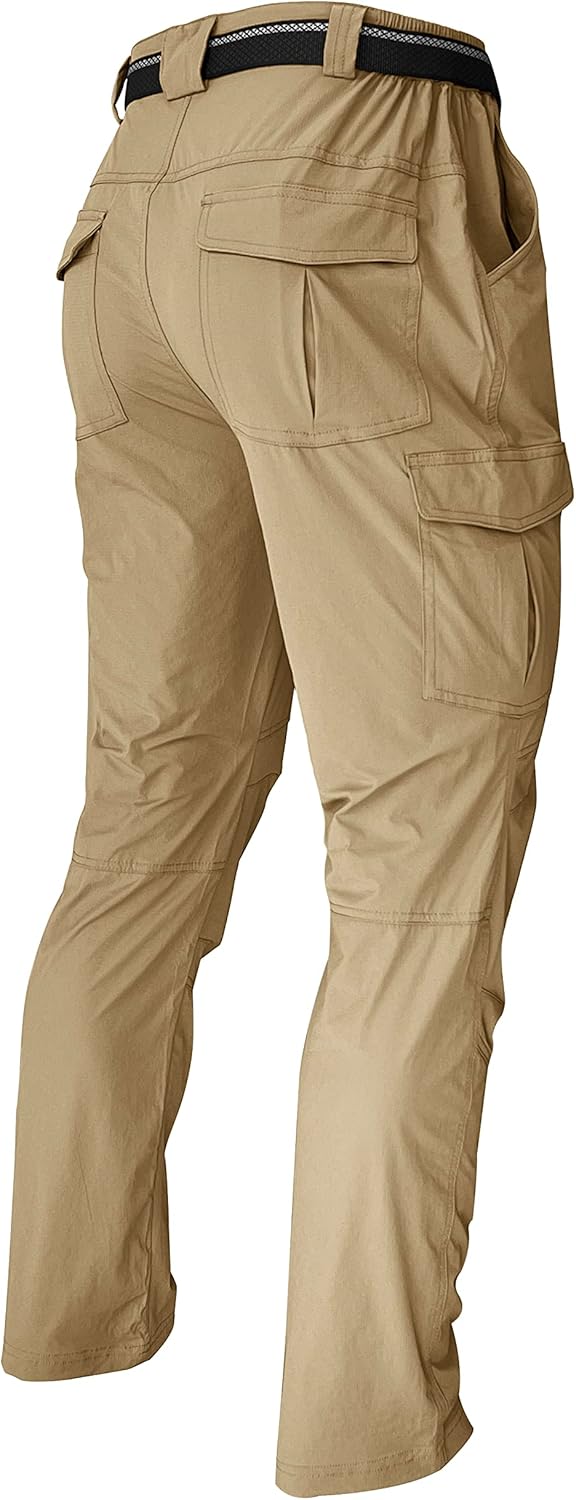 WENRONSTA Men's Hiking Work Cargo Pants, Special Waterproof Quick-Dry Pants, Inn...