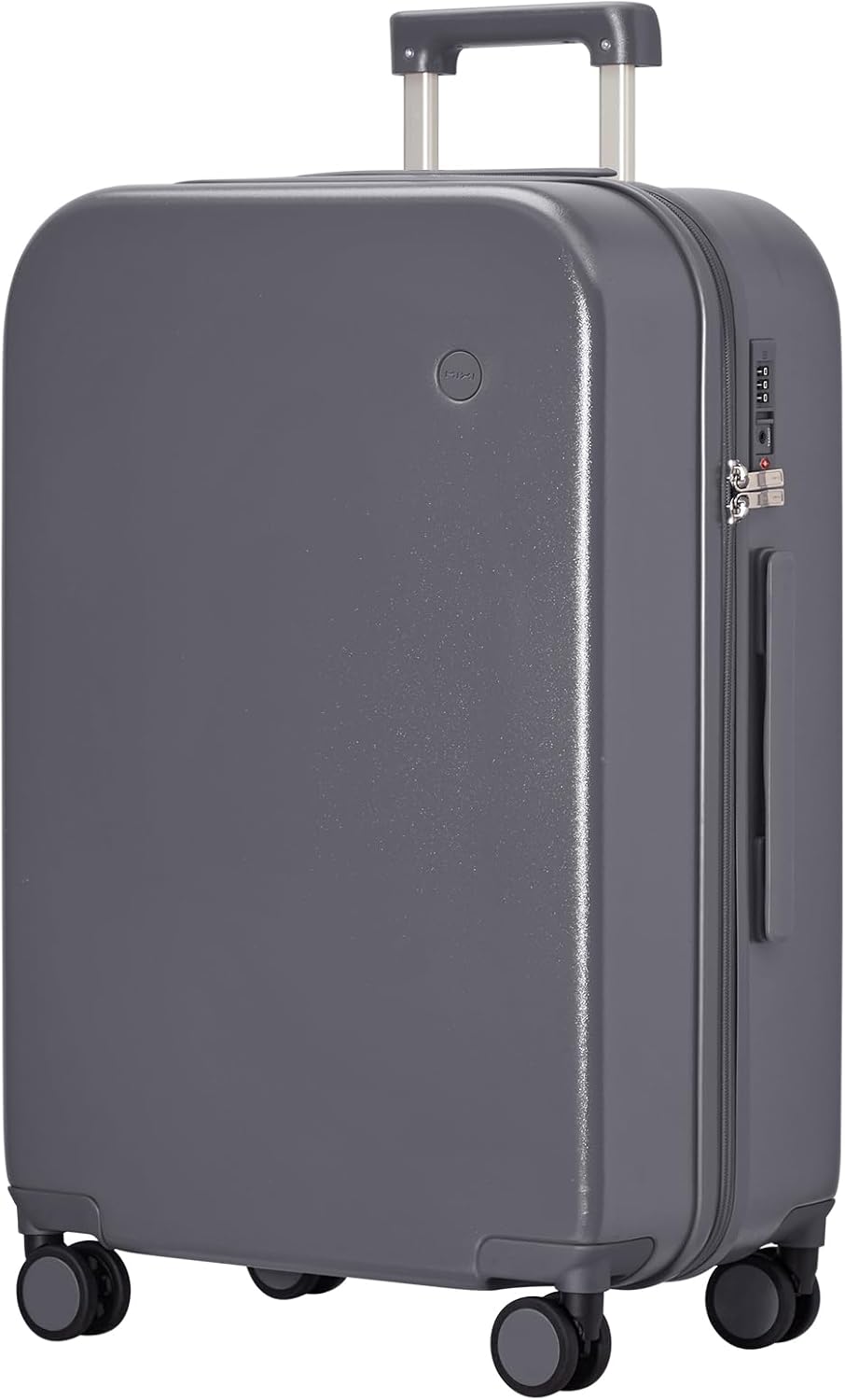 mixi Luggage Suitcase with Spinner Wheels, Hardside Rolling Suitcase PC with Cov...
