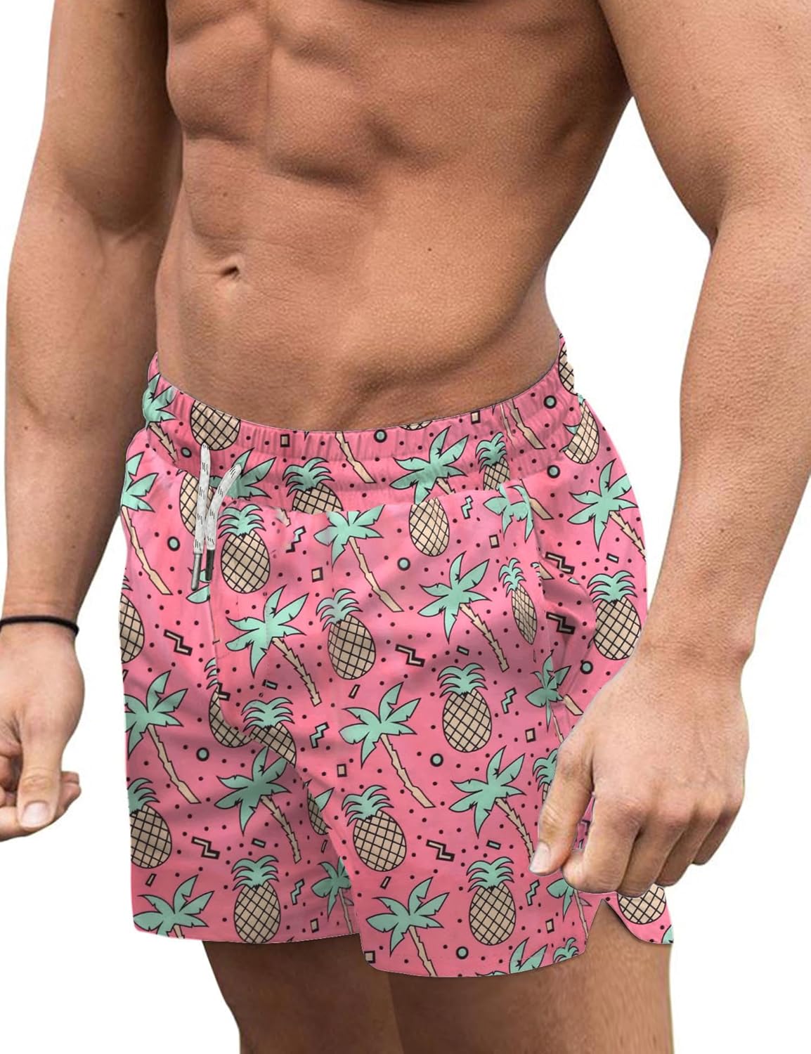 COOFANDY Men's Swim Trunks, Special Quick Dry Board Shorts for Swimwear, Innovat...