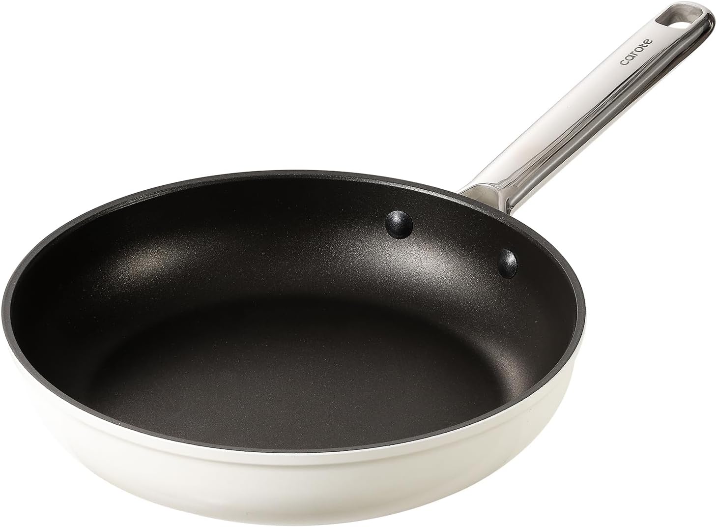 CAROTE Stainless Steel 24cm Frying Pan Skillet, NonStick Fry Pan Egg Pan Omelet...