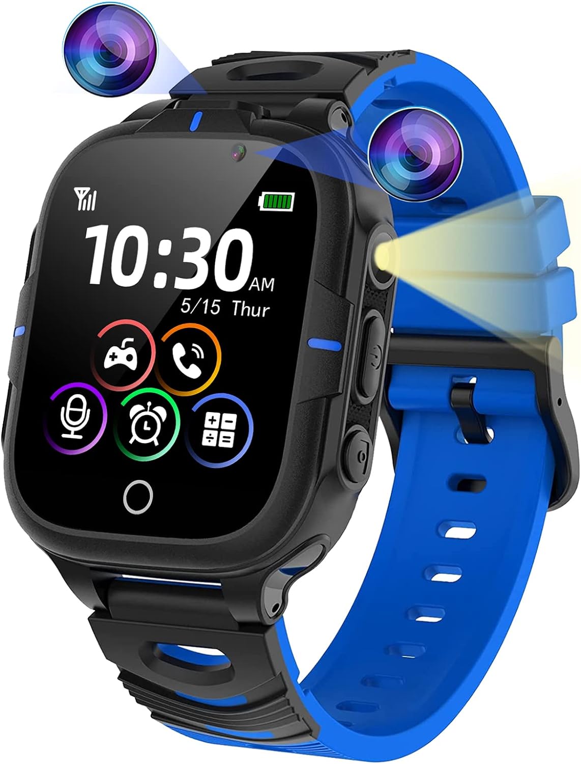 ELEJAFE Kids smart watch for boys girls, 2 Cameras...