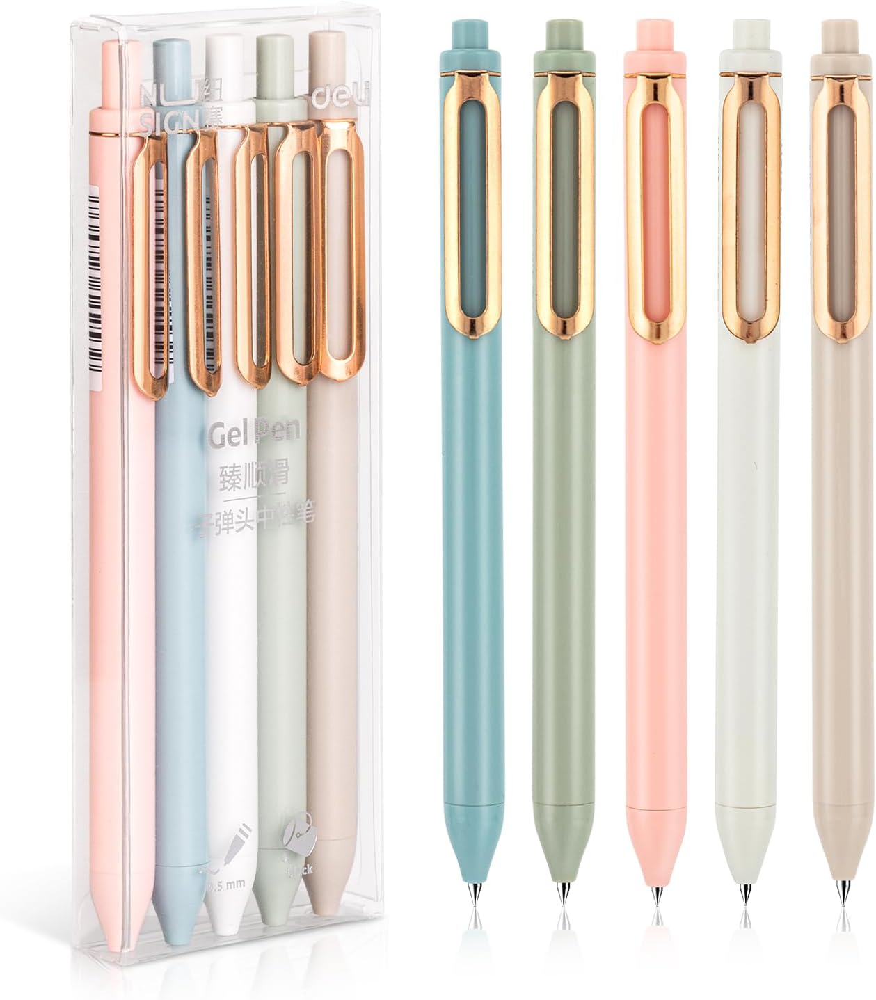 NUSIGN Gel Pens, Special Black Ink Pens 0.5mm Fine Point, Innovative Writing Pen...