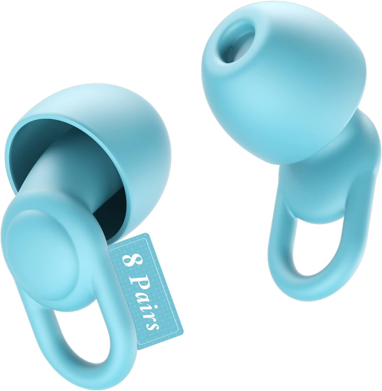 Silicone Ear Plugs for Sleep Noise Cancelling Noise Reusable Soft Comfortable Ea...