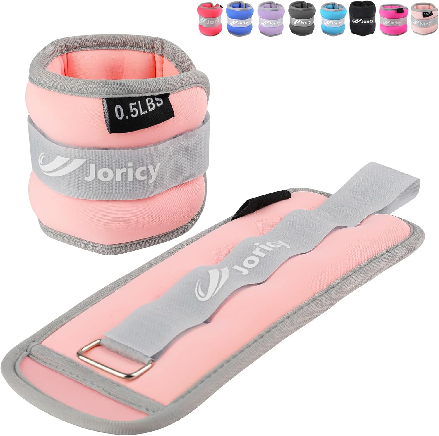 Ankle Weights A Pair of 1/2/3/4/6/8/10/12/20 LBS Wrist Leg Arm Weights for Women...