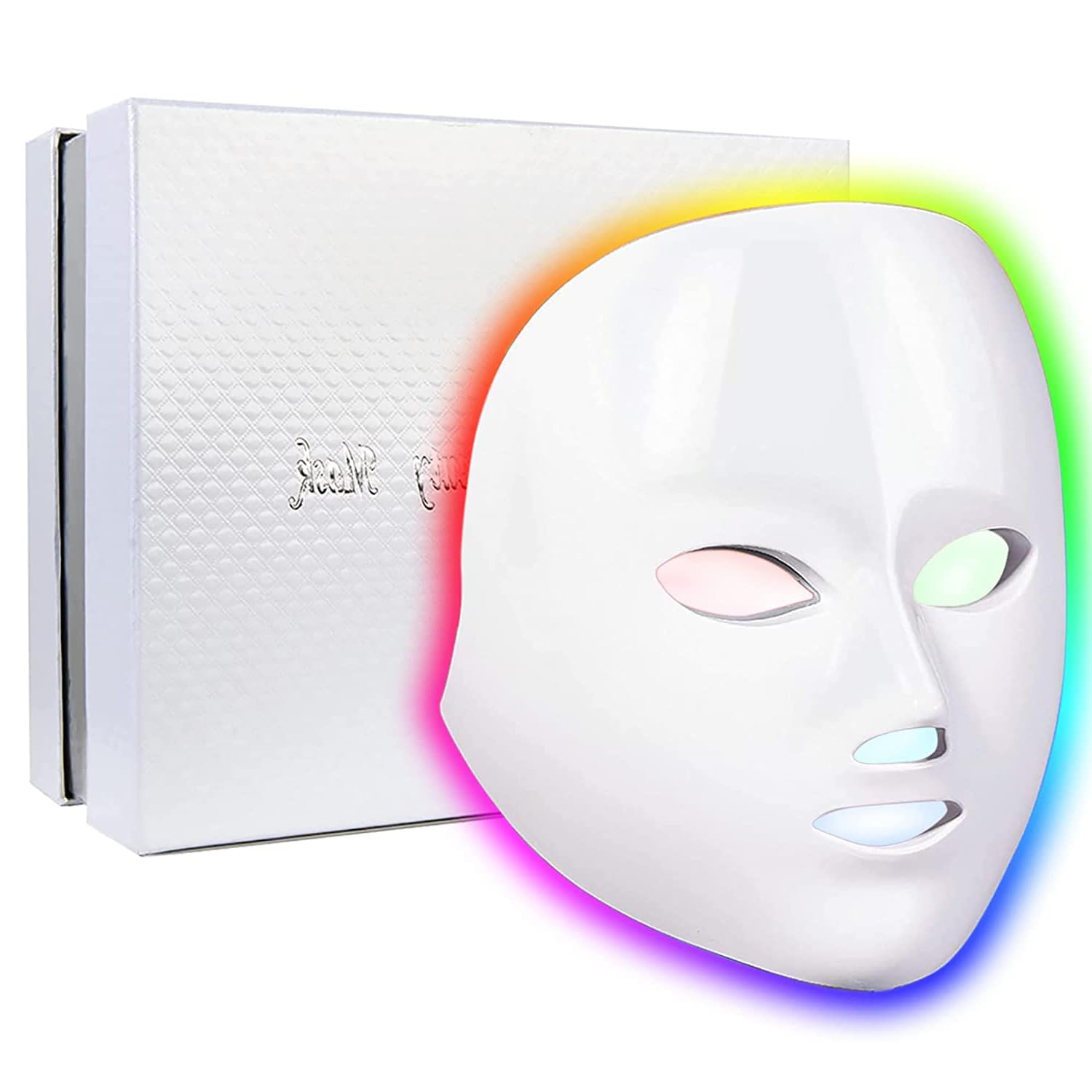 Red Light Therapy Device, Special Led Face Mask Light Therapy, Innovative 7-1 Co...