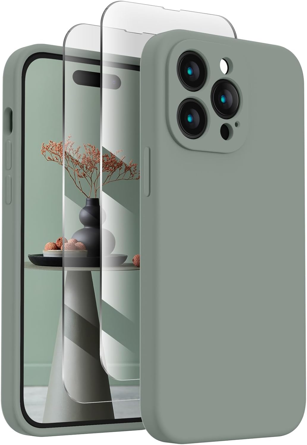 FireNova Designed for iPhone 14 Pro Case, Special Silicone Phone Case with [Came...