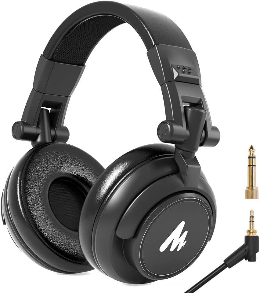 MAONO 50MM Drivers Studio Headphones, Special Over Ear Stereo Monitor, Innovativ...