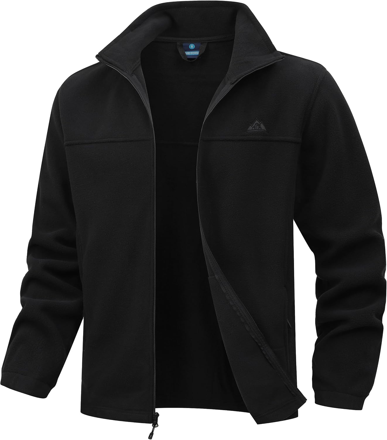 Men's Soft Polar Fleece Jacket with Pockets Lightweight Outdoor Recreation Full...