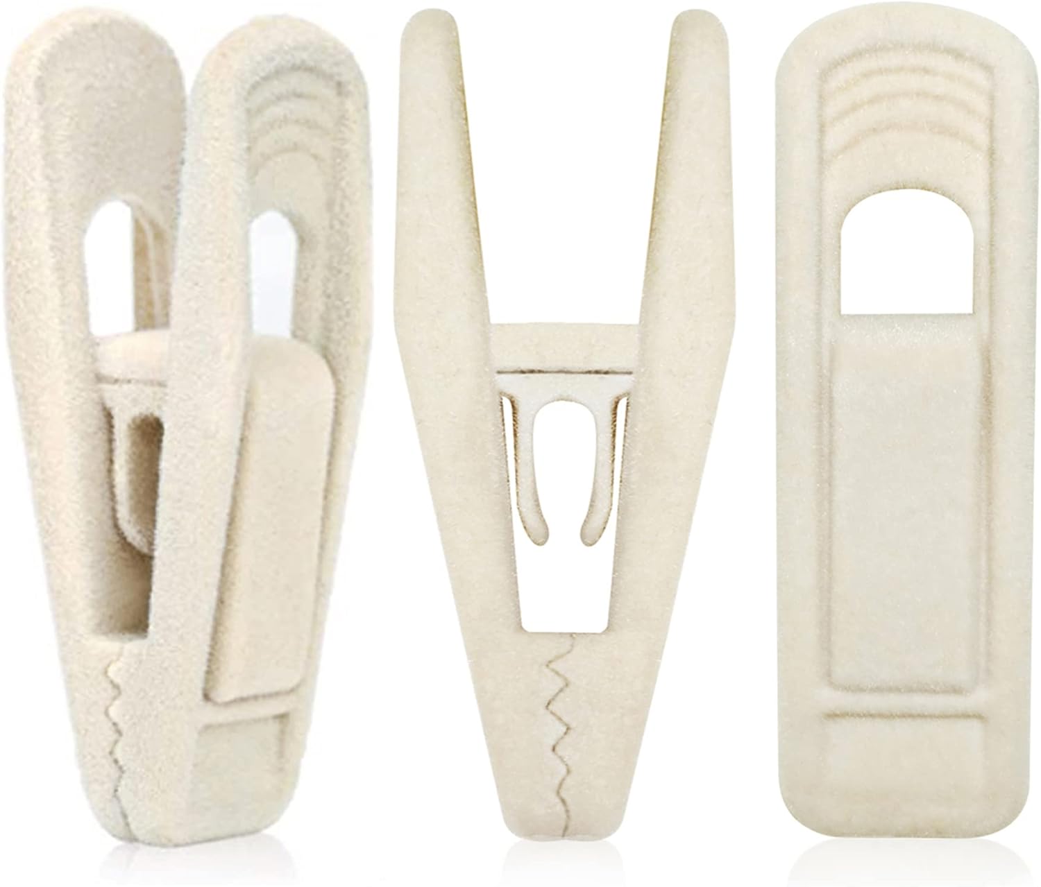 Velvet Hanger Clips, Special Non-Slip Velvet Hanger Accessory for Pants Suit Ski...