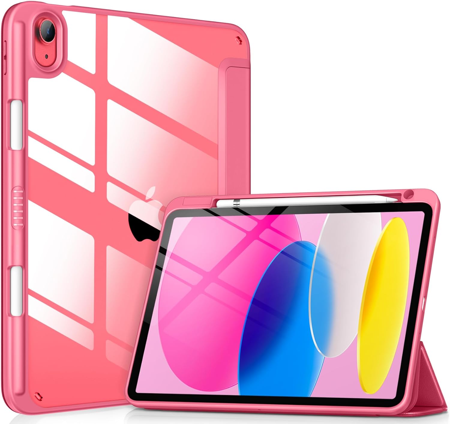 DTTOCASE for iPad 10th Generation Case 2022, 10.9 Inch Case with Clear Transpare...