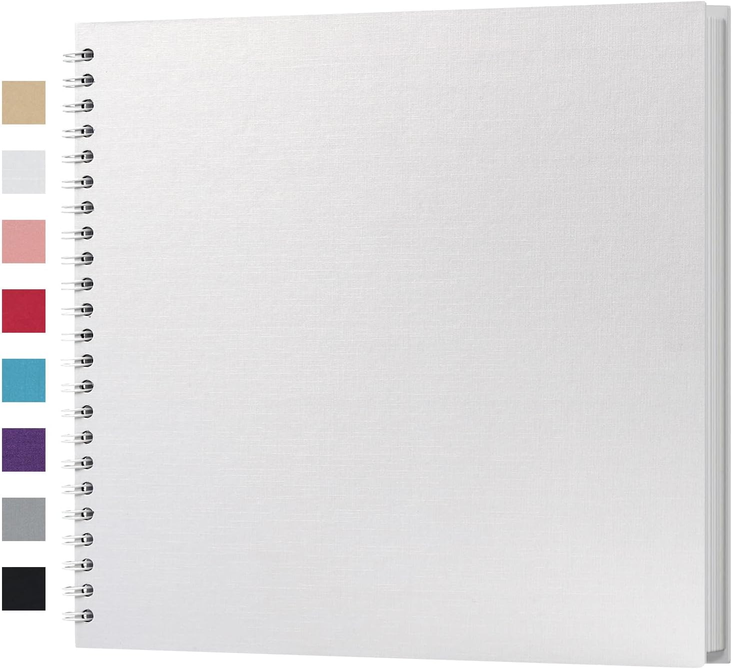 potricher 12 x 12 Inch DIY Scrapbook Album 40 Pages Hardcover Kraft Paper Scrap...