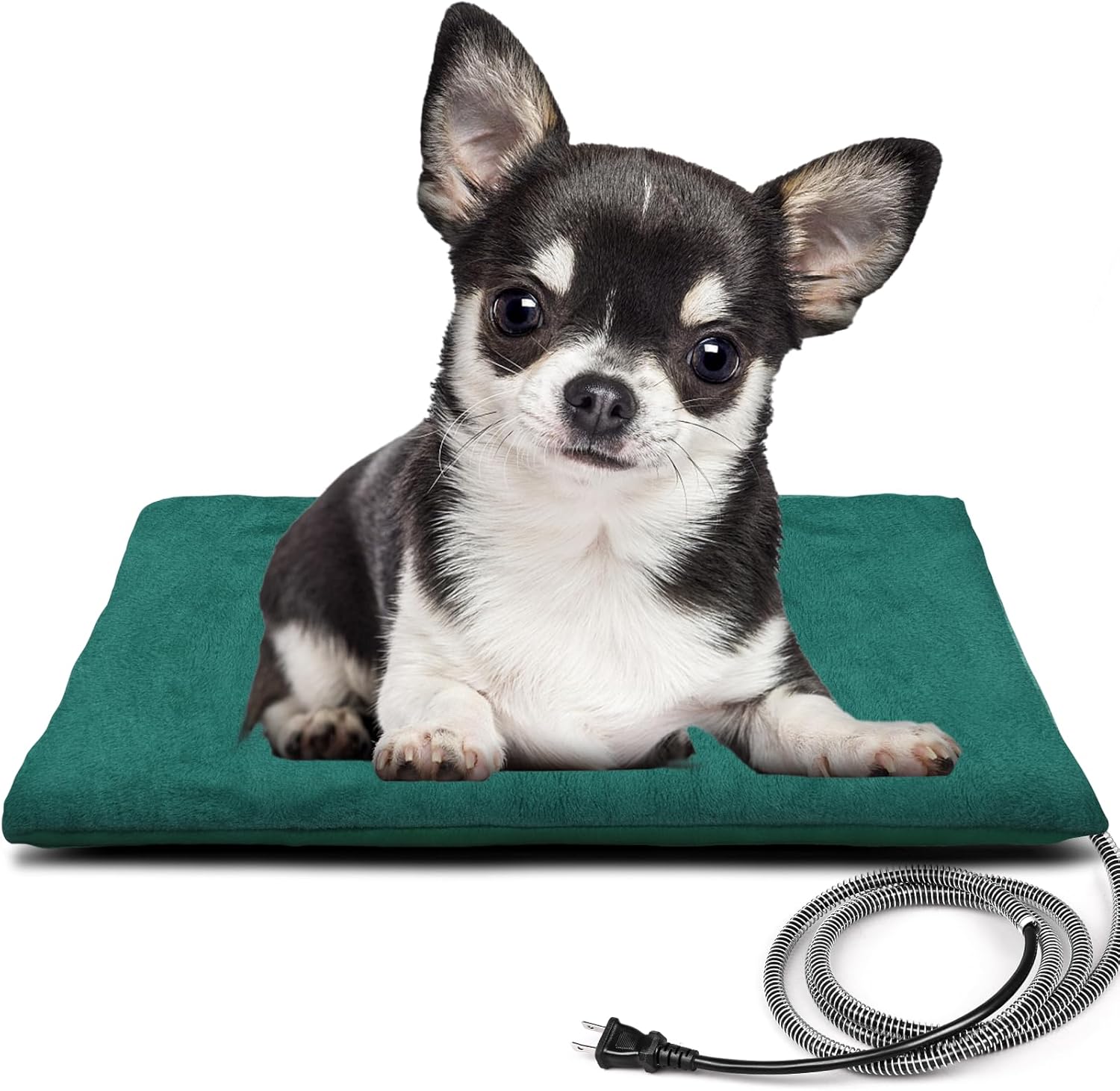 PETNF Outdoor Heated Pet Bed, Special Pet Heating Pads for Dog, Soft Electric Bl...