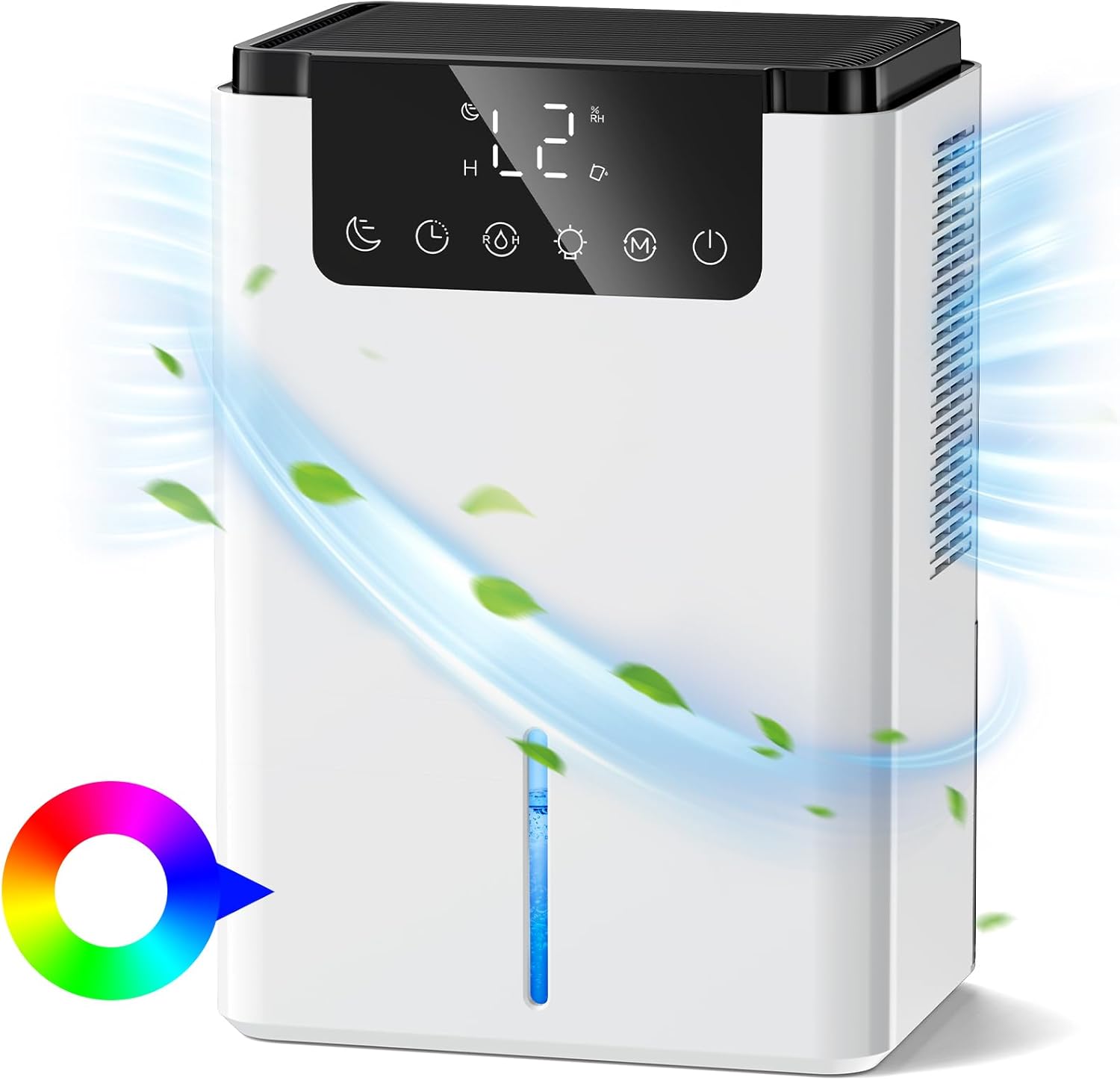 Dehumidifiers for Home, CAIKEZI 2200ml Dehumidifiers for Drying Clothes, Auto Of...
