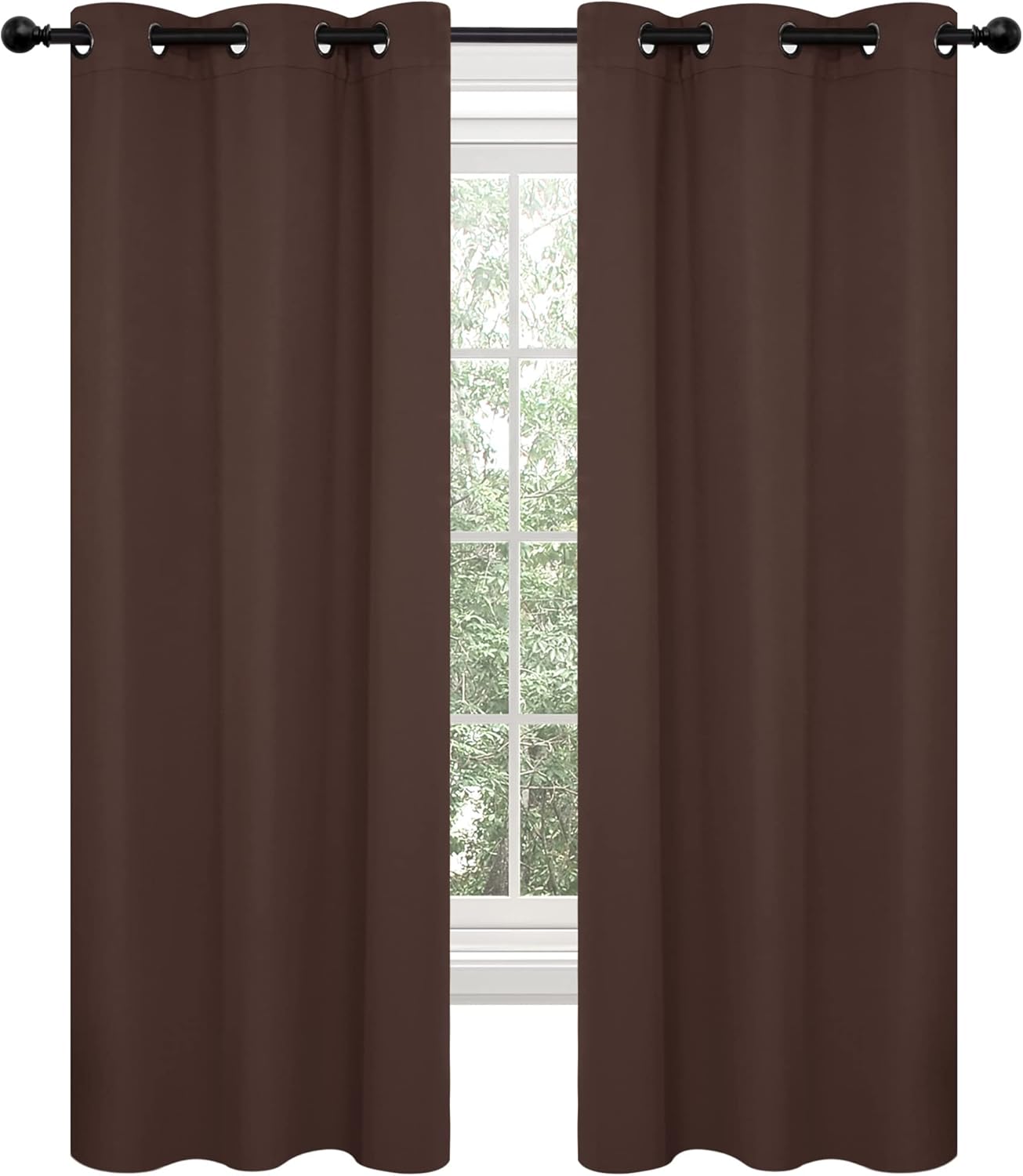 Deconovo Blackout Curtains, Special Thermal Insulated Room Darkening Window Drap...
