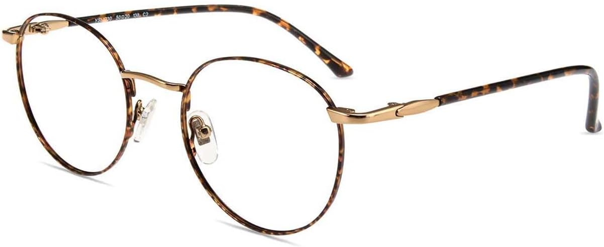 Firmoo Blue Light Blocking Reading Glasses 2.0 Women Men Tortoise Shell, Round M...
