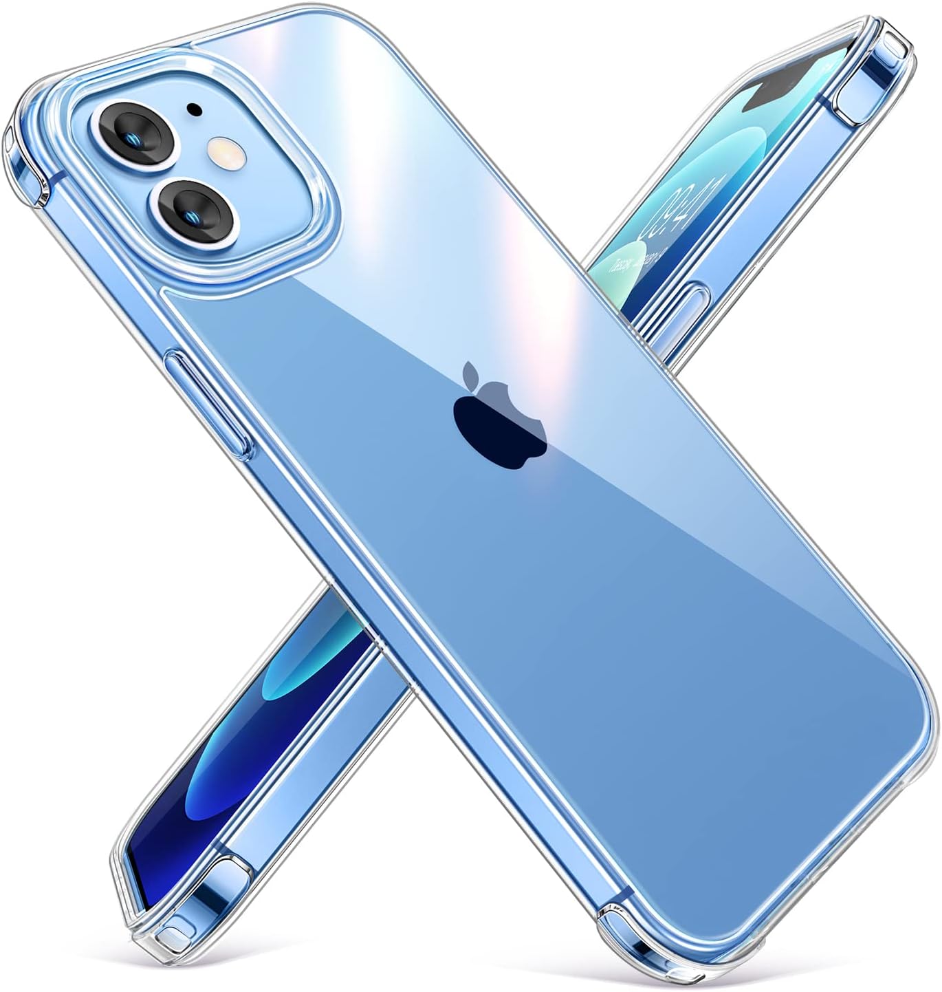 CANSHN Clear Compatible with iPhone 12 Case/iPhone...