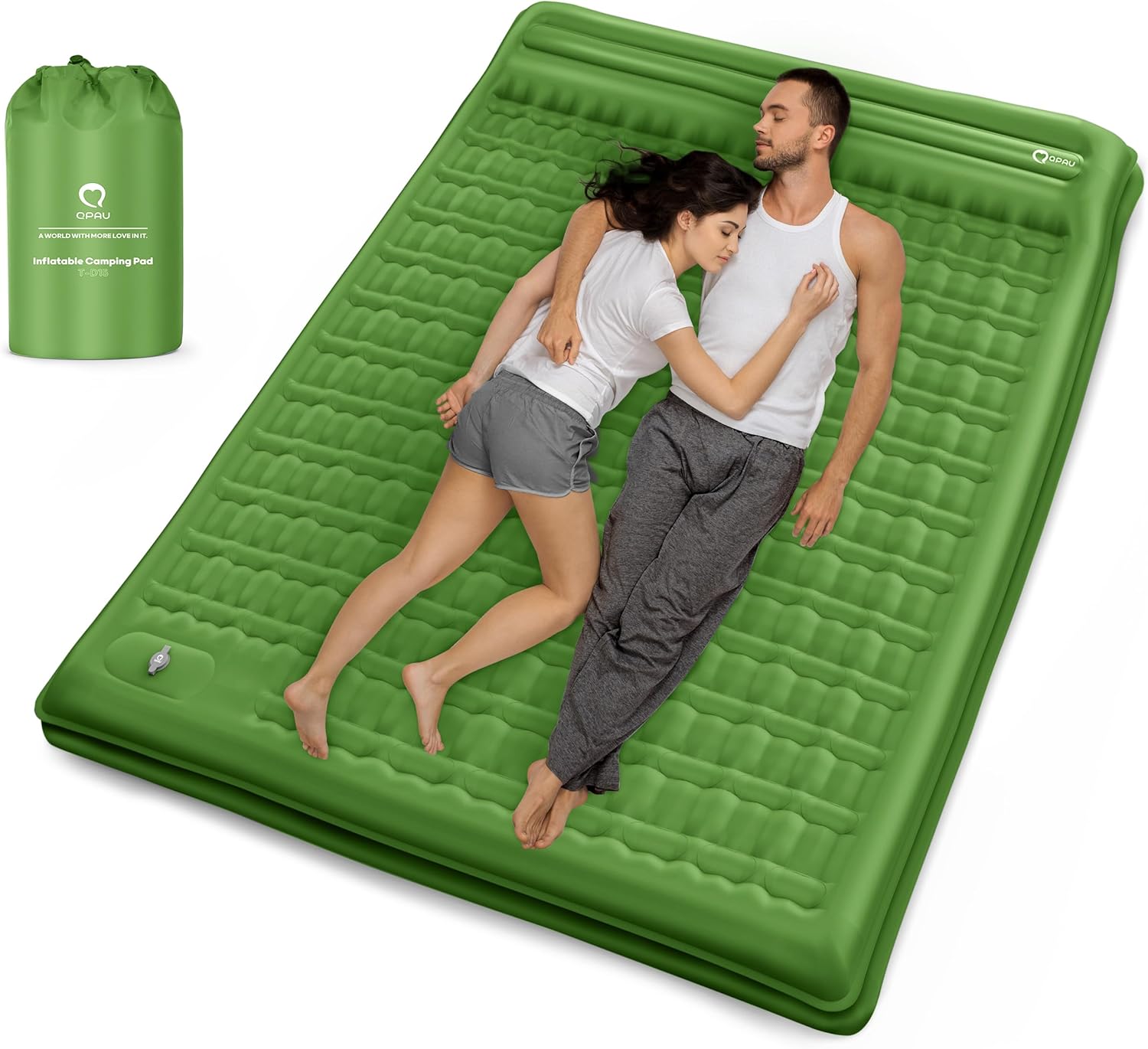 QPAU Camping Sleeping Pad, Special 2 Person Camping Mat, Innovative Enhanced Sup...