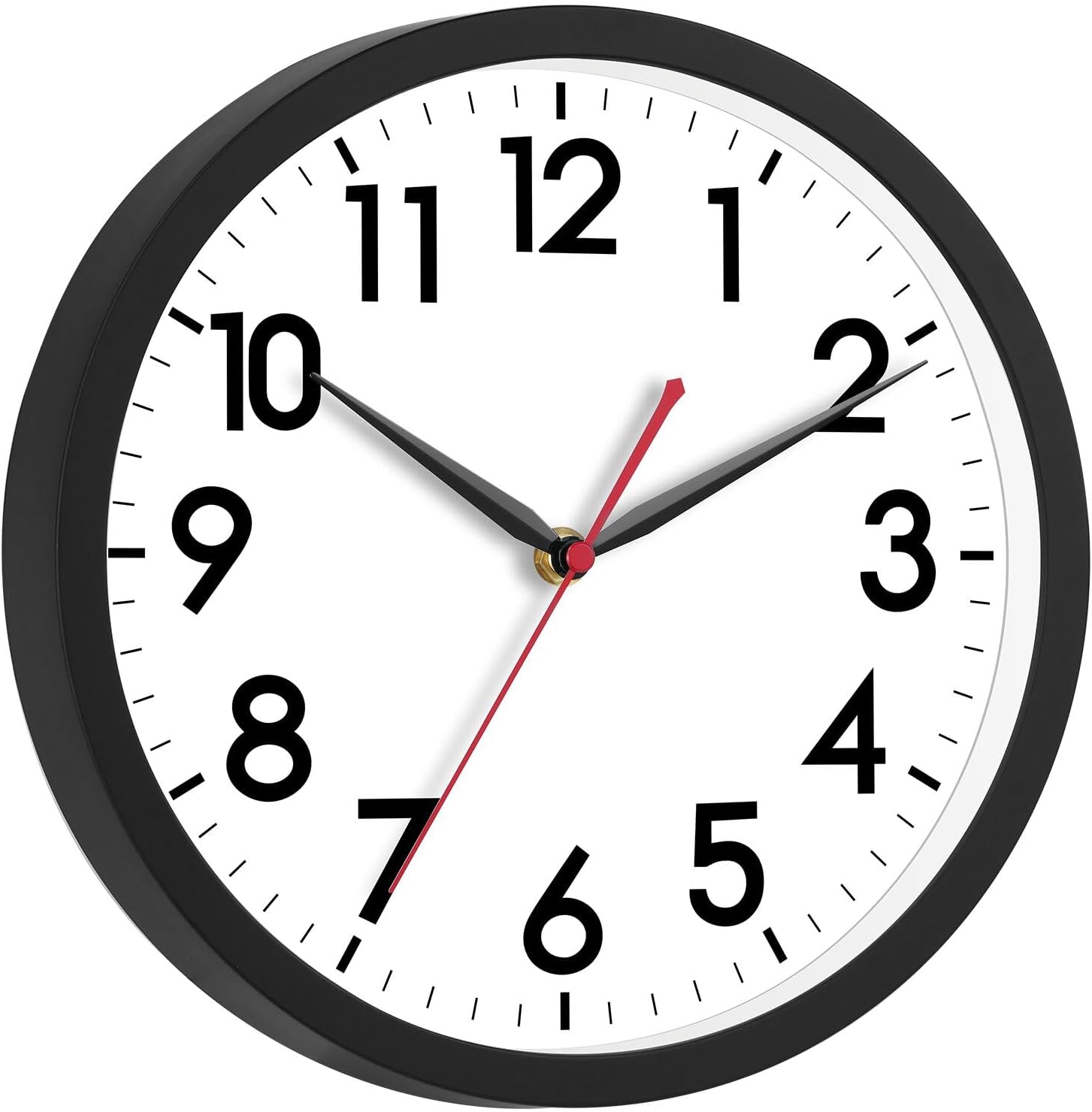 **Best AKCISOT 12 Inch Wall Clock, Special Silent Non-Ticking Modern Clock, Affo...