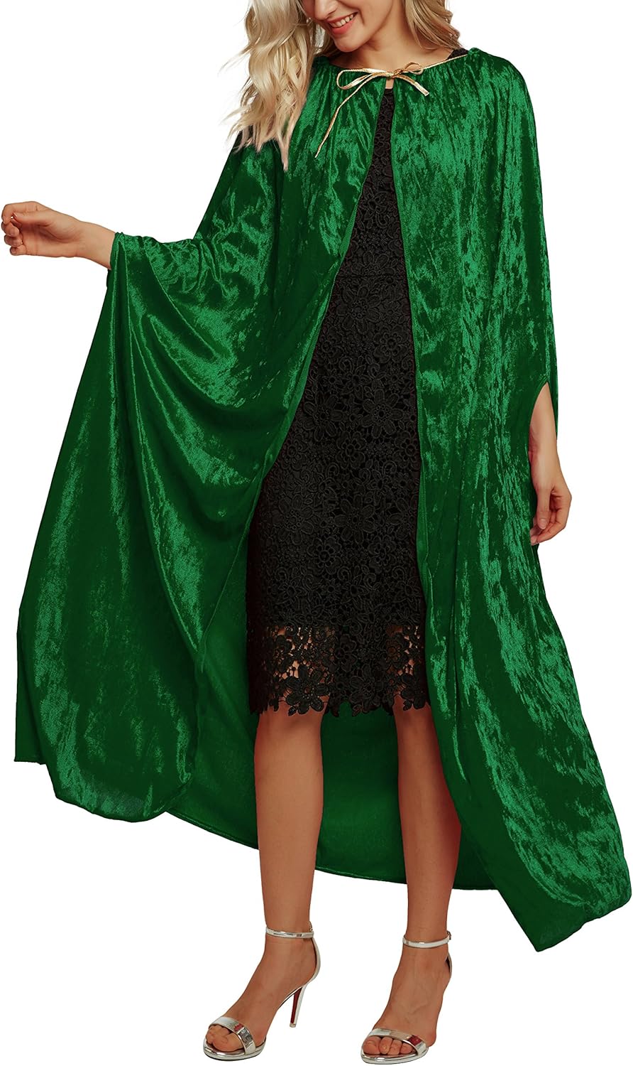 My Fav style Best Urban CoCo Series 2 Full Length Cloak, Special Velvet Hooded C...