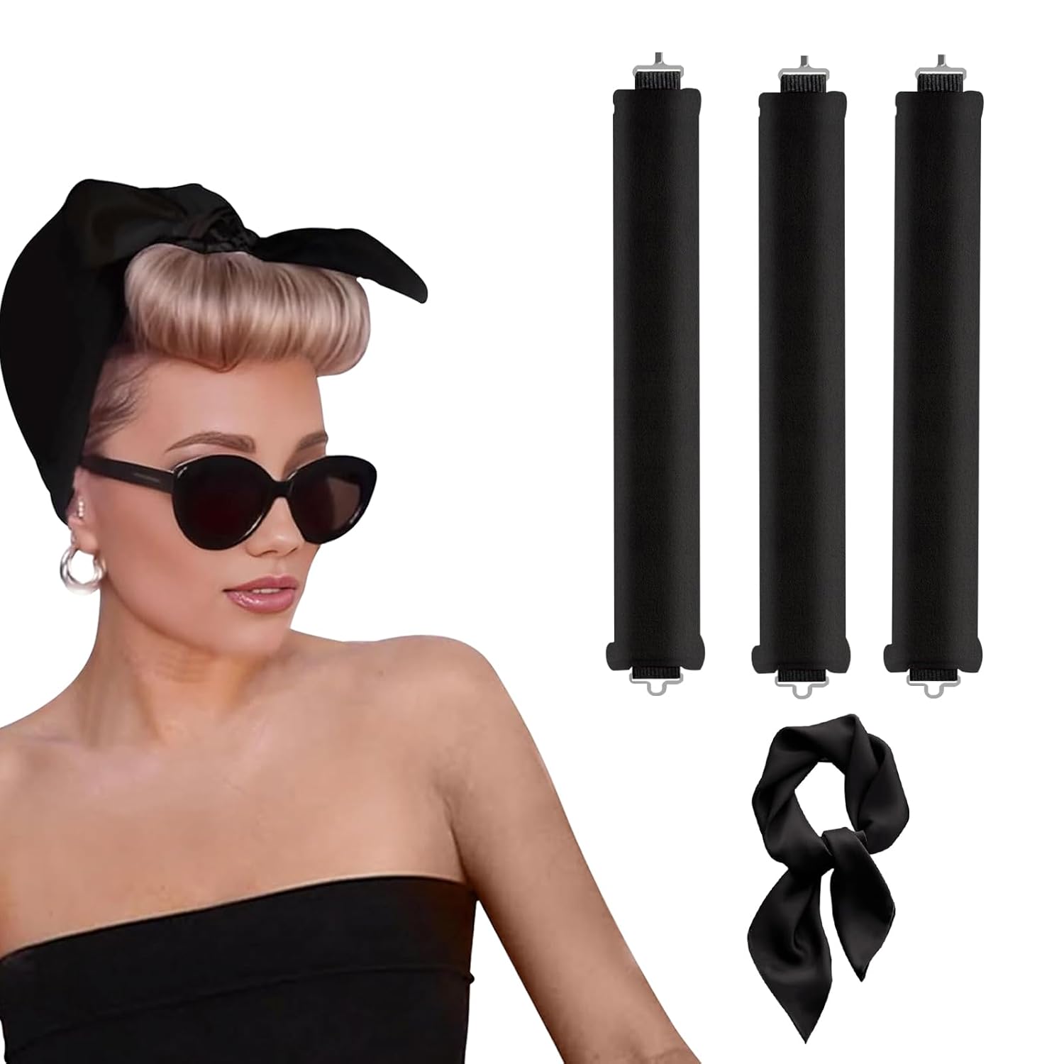 Heatless Curler Heatless Curls Hair Curlers to Sleep in Hair Roller Hair Curlers...