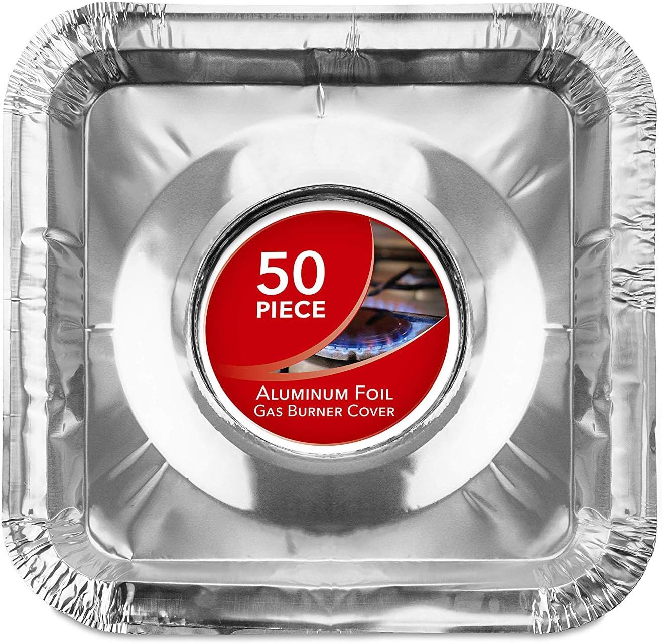 Disposable Gas Burner Liners (50 Pack) Aluminum Fo...