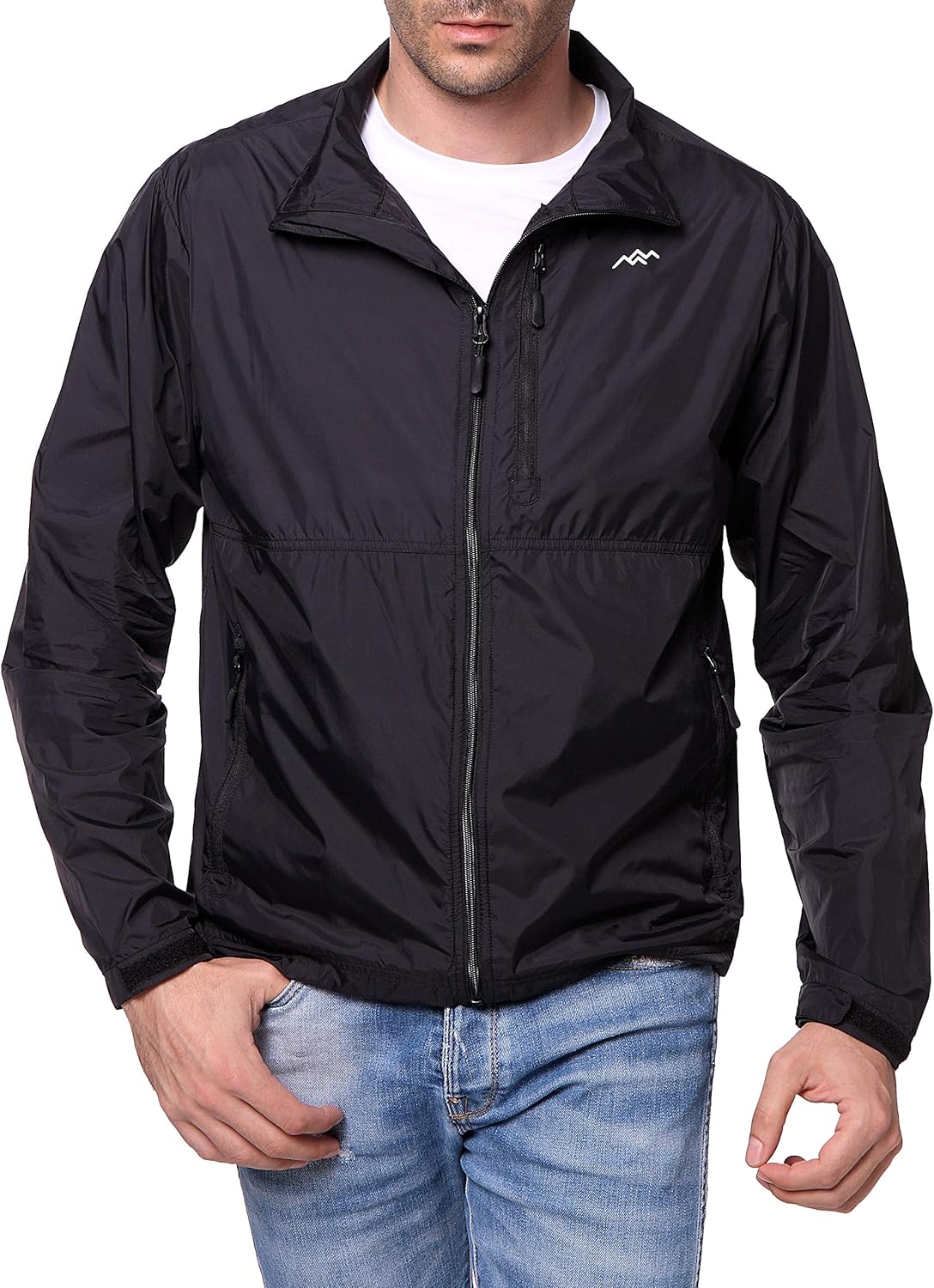 TRAILSIDE SUPPLY CO. Mens Windbreaker Jacket, Special Lightweight Packable Jacke...