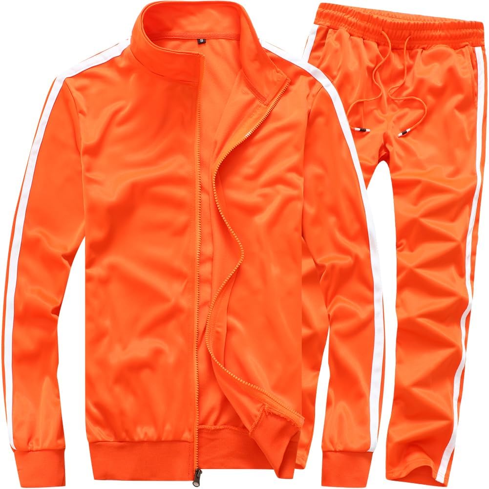 MACHLAB Men's Activewear, Special Full Zip Warm Tracksuit, Unique Sports Set for...