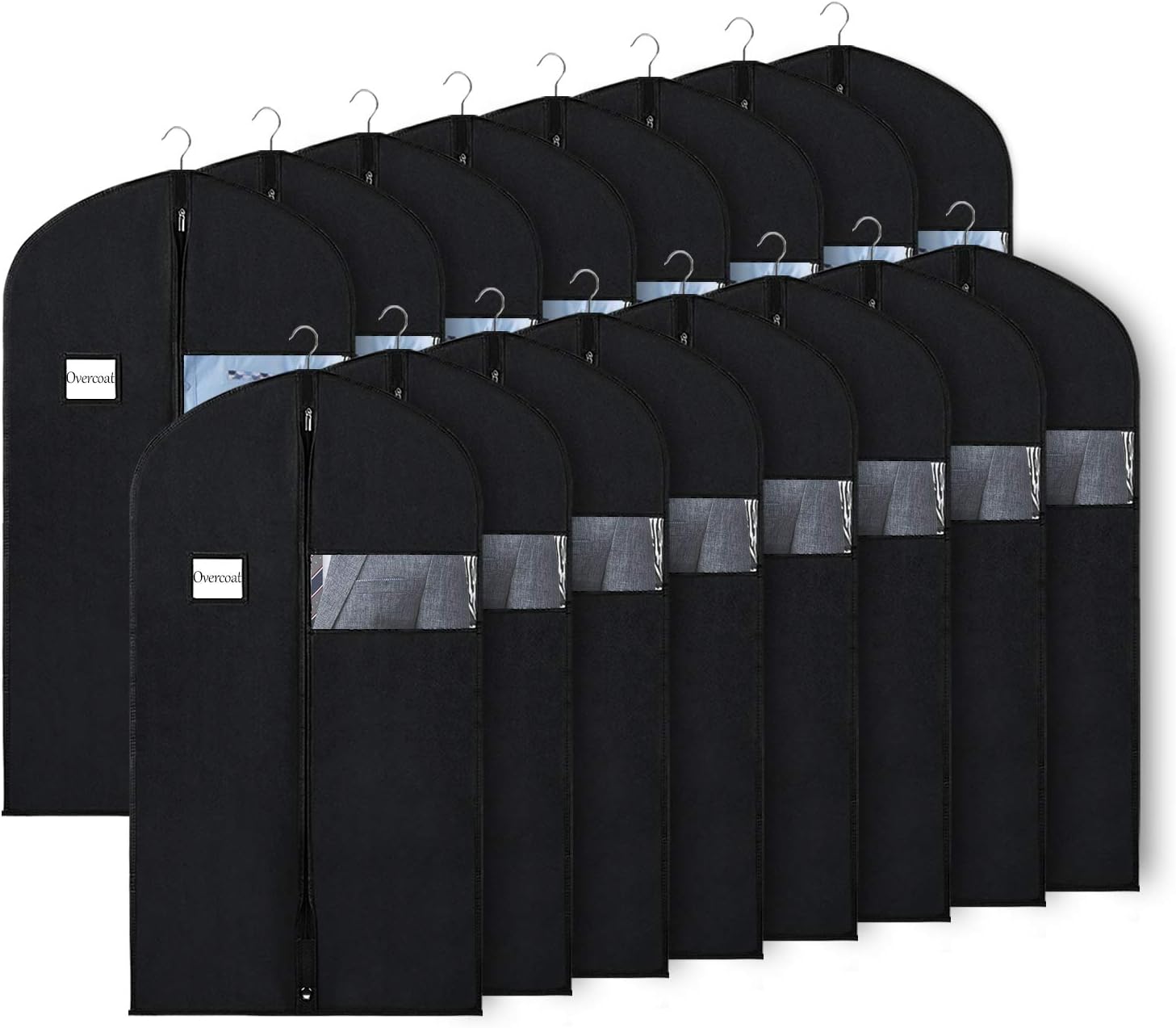 Univivi 16 Pack Suit Bags, Special Garment Bag for Men Storage, High-Quality Clo...