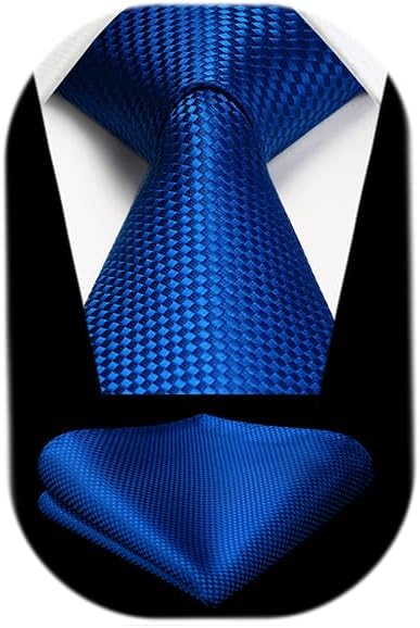 HISDERN Ties for Men, Special Ties for Formal Business, Innovative Solid Houndst...