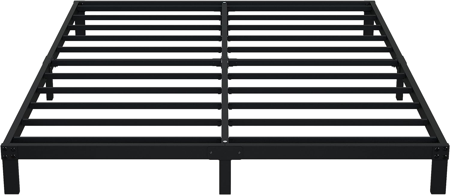 7 Inch Queen Bed Frame No Box Spring Need, Low Profile Metal Platform Bed Frame...