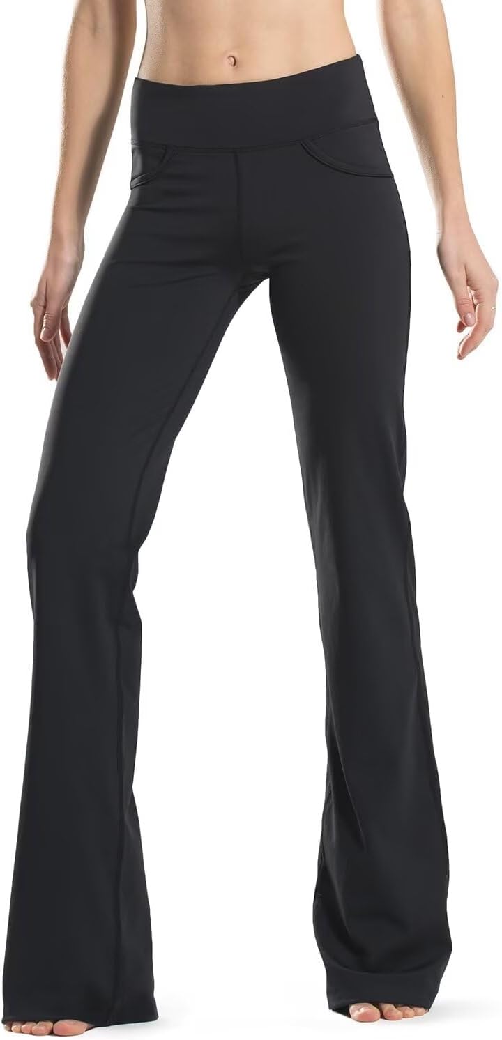 Safort 28" 30" 32" 34" Inseam Regular Tall Bootcut Yoga Pants Flared Leg Dress P...