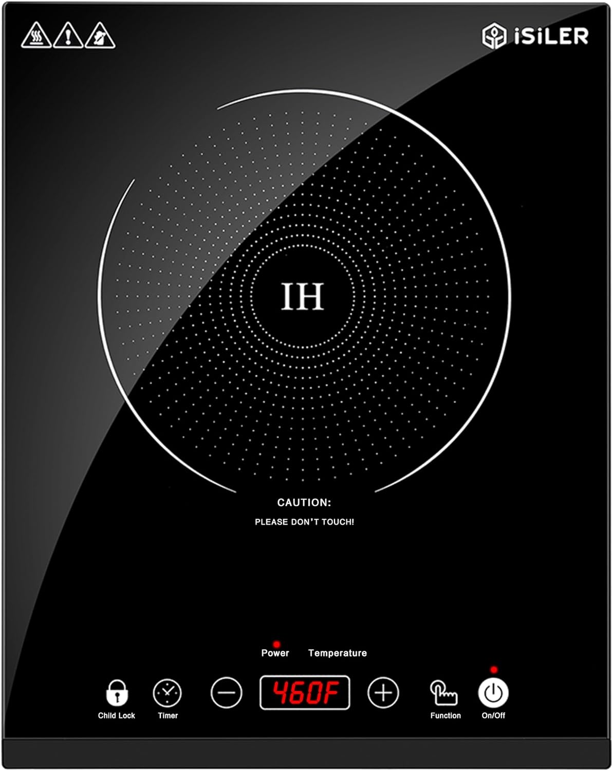 Portable Induction Cooktop, iSiLER 1800W Sensor Touch Electric Induction Cooker...
