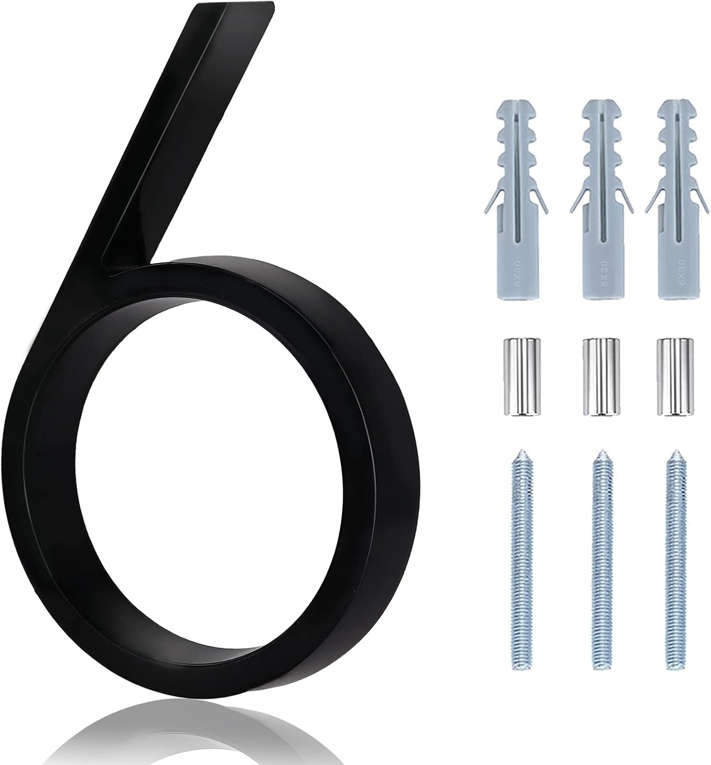 Addresses Numbers For House - 5 Inch Floating House Numbers With Nail Kit And In...