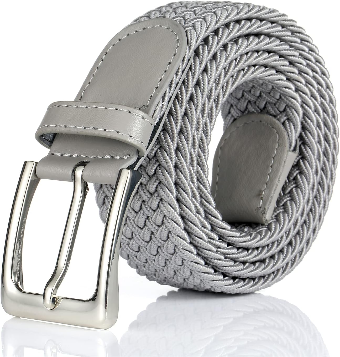 Elastic Braided Belt, Special Woven Stretch Belt for Golf Casual Jeans Shorts Pa...