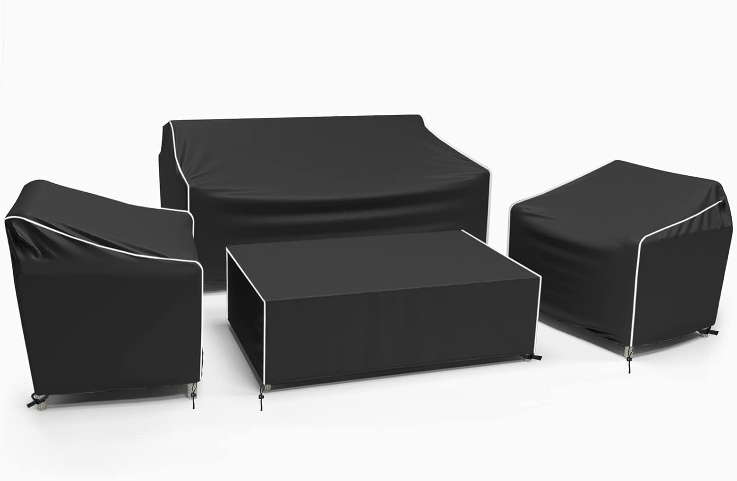 Gasadar Patio Furniture Covers Set, 4 Piece Waterproof Outdoor Furniture Cover,...