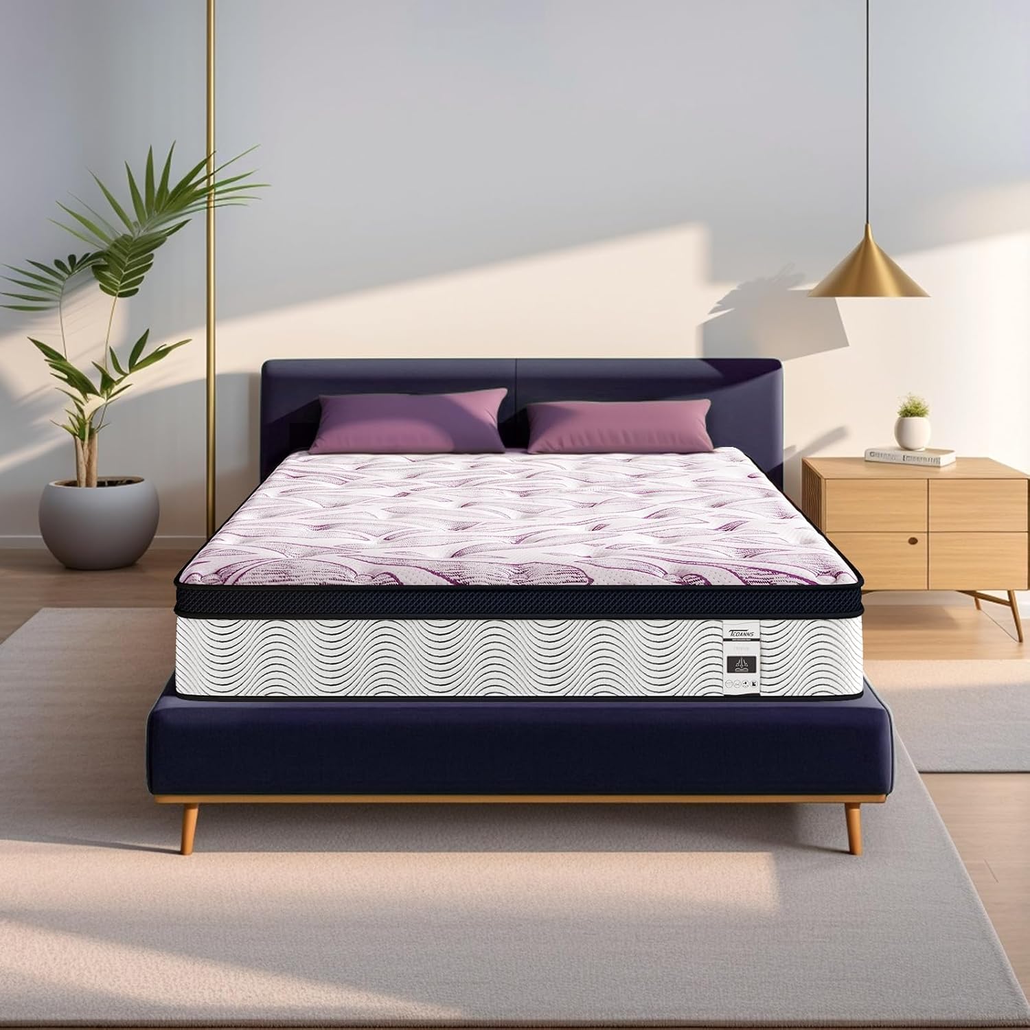 Teoanns Queen Mattress, Innovative 10 Inch Memory Foam Mattress in a Box, Specia...