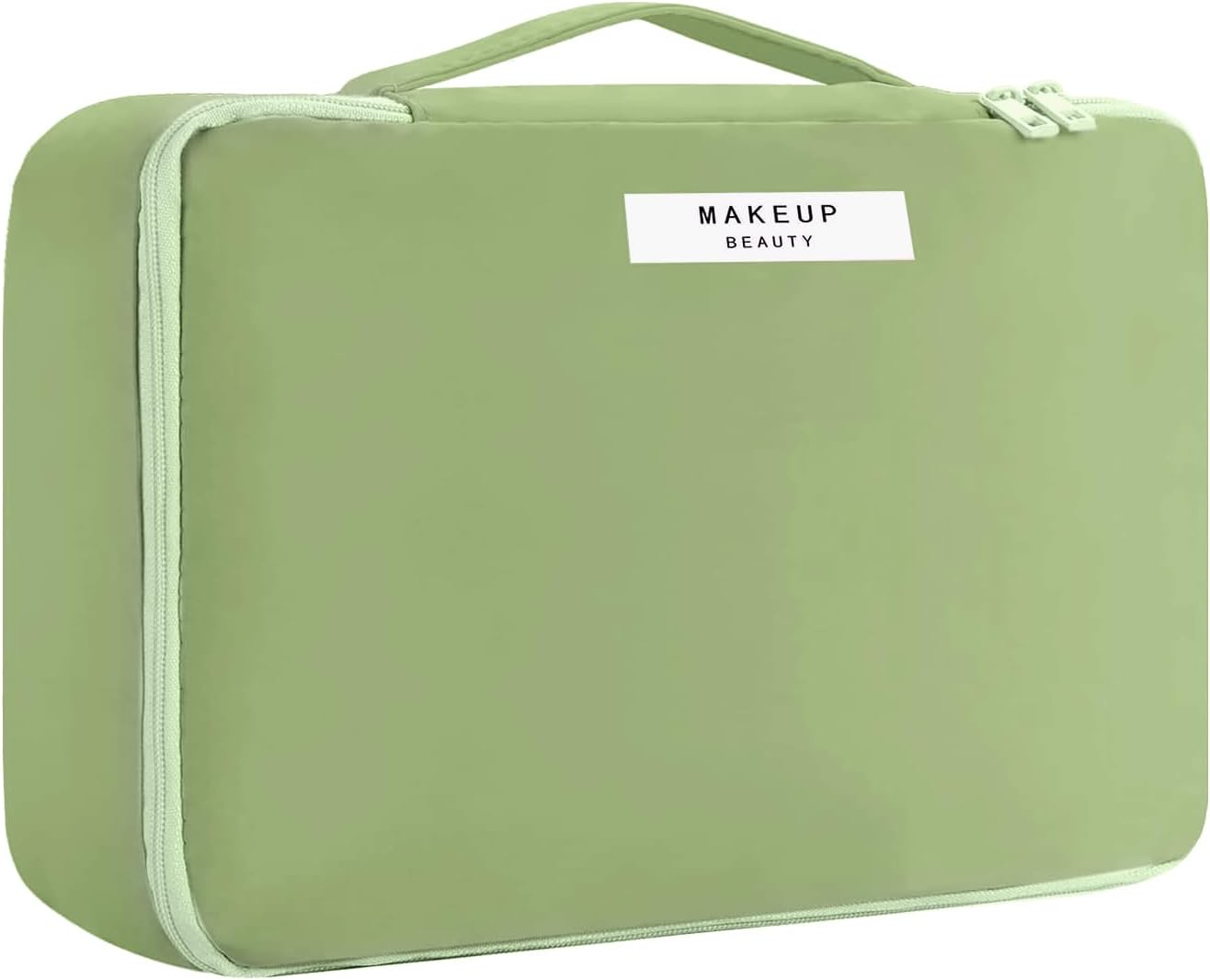 Travel Makeup Bag for Stylish Organization, Special Makeup Bag with Brushes Hold...