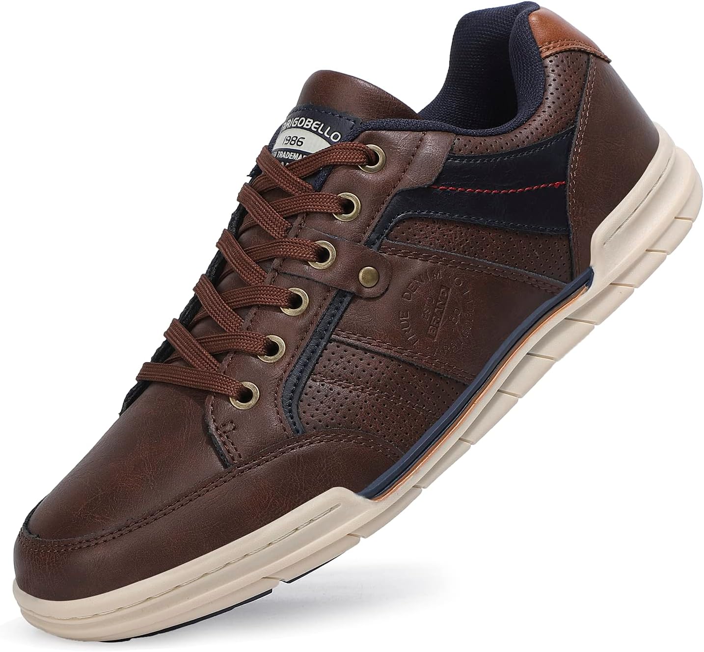 Mens Trainers, Special Casual Shoes, Fashion Leather Sneakers, Unique Canvas Sne...