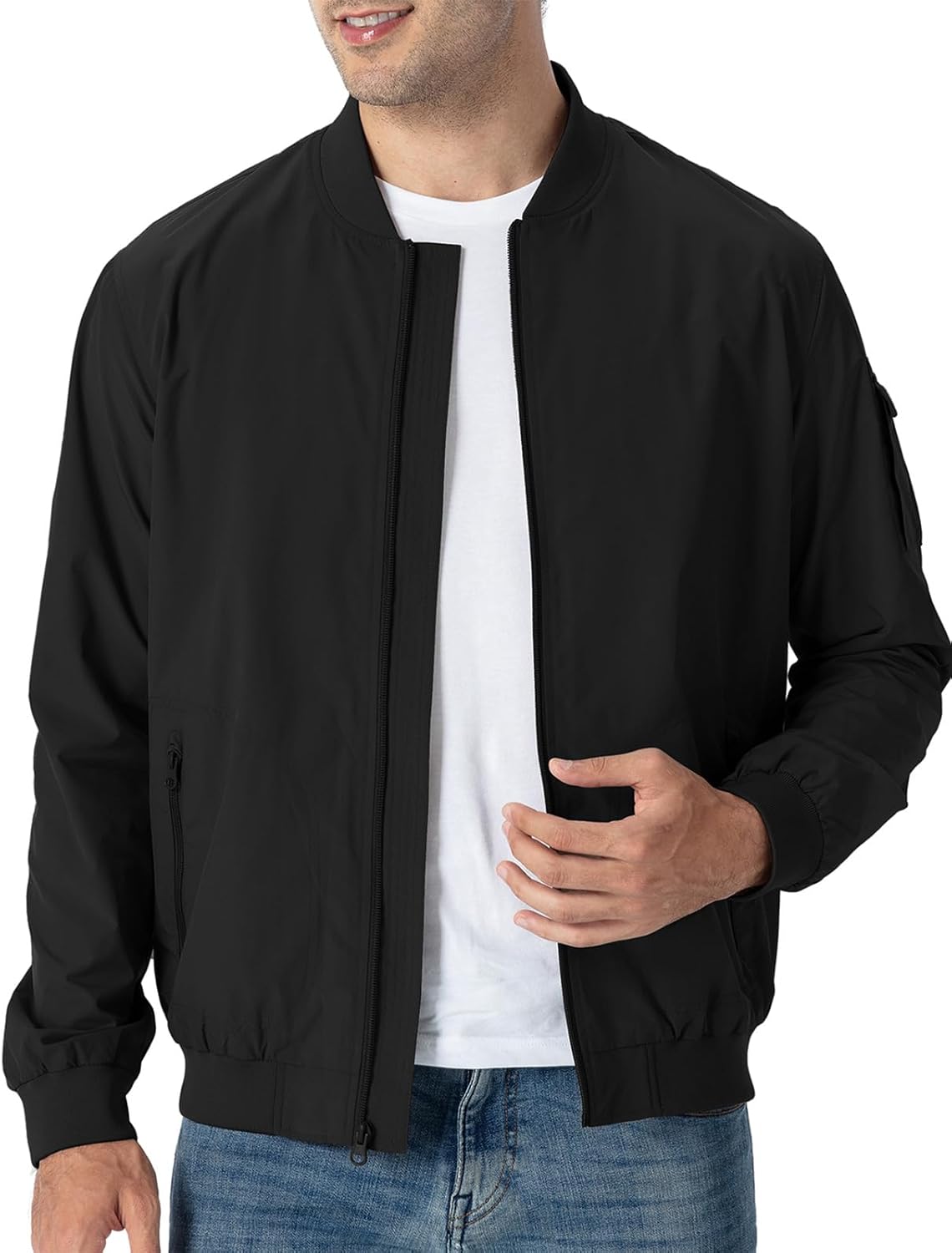 TBMPOY Men's Lightweight Bomber Jackets, Special Stylish Light Windbreaker, Inno...