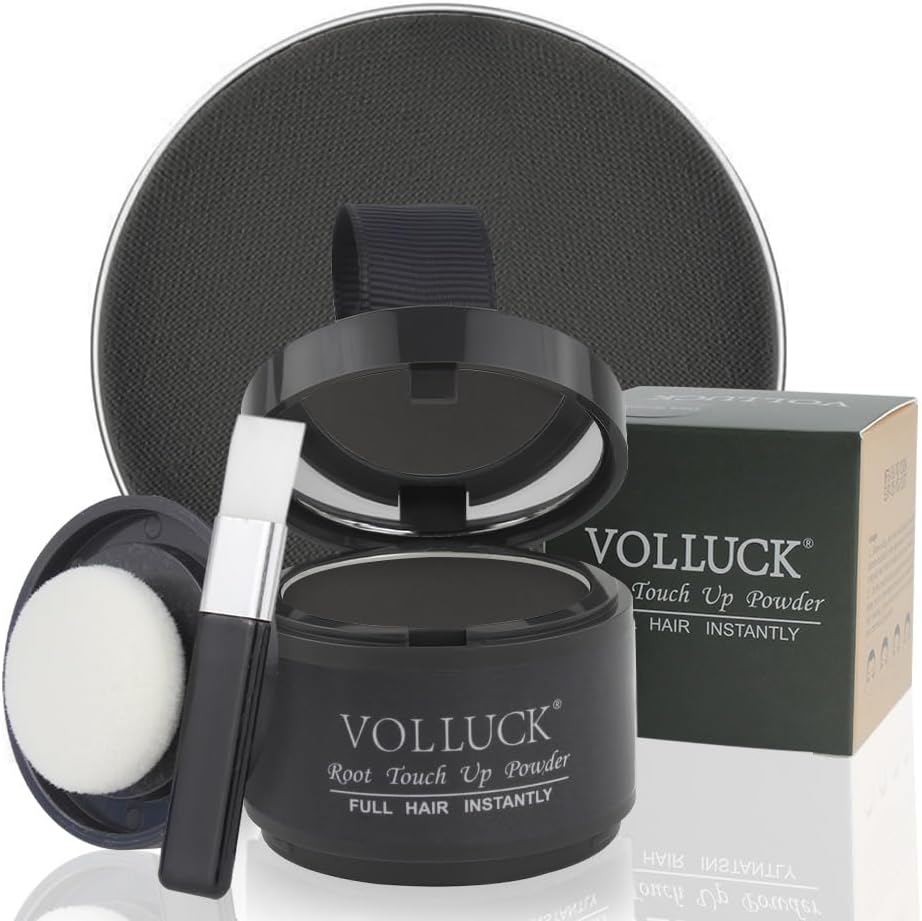 VOLLUCK Root Touch Up Hair Powder, Special Root Cover Up Hairline Shadow Powder...