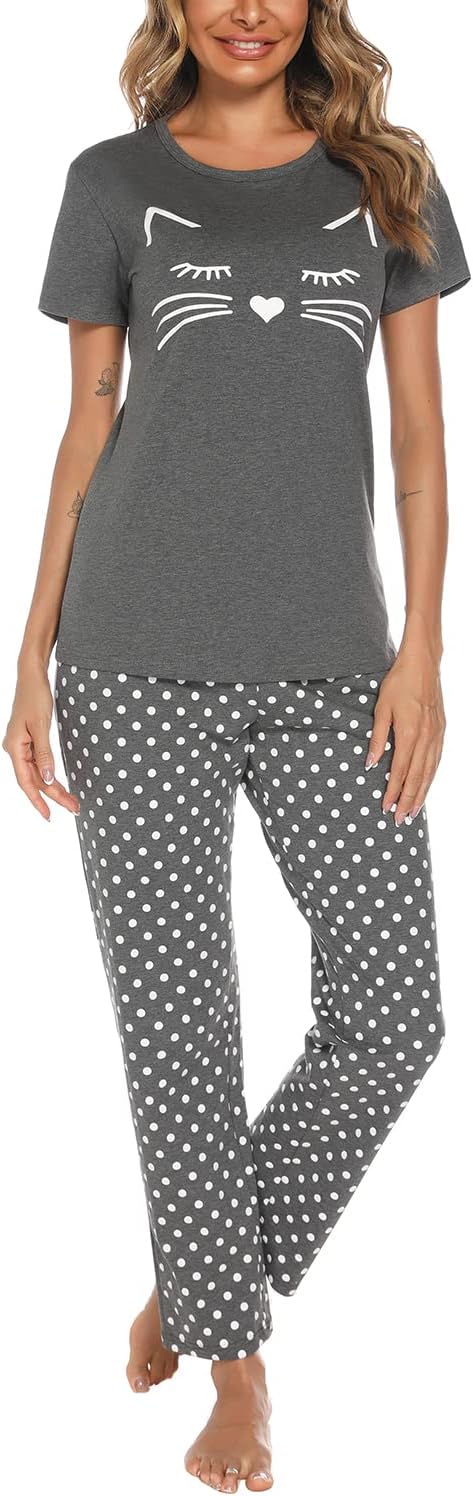 EISHOPEER Women's Pajama Set, Special Printed Pajama for Women, Affordable Pajam...