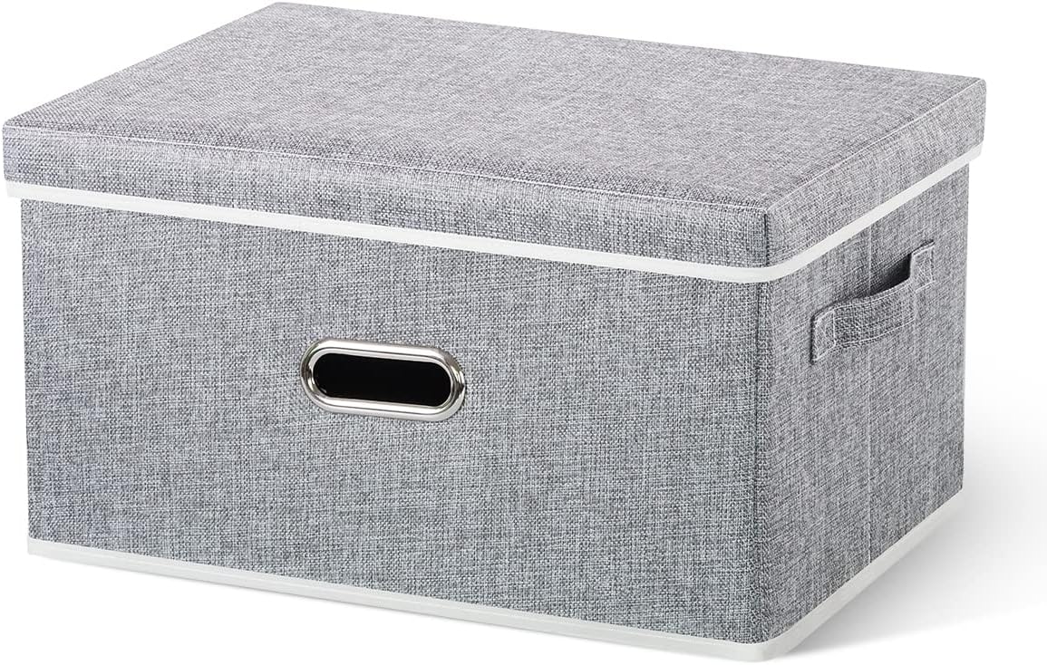 Lesfit Fabric Storage Box with Lid, 20 L 1 Pcs