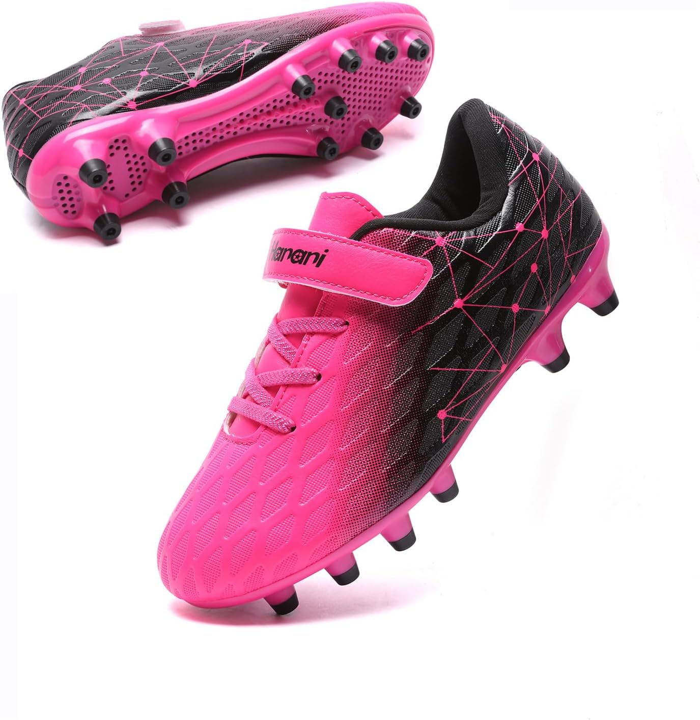 Boys Football Boots Shoes, Special Kids Girls FG/AG Soccer Athletics Training Sp...