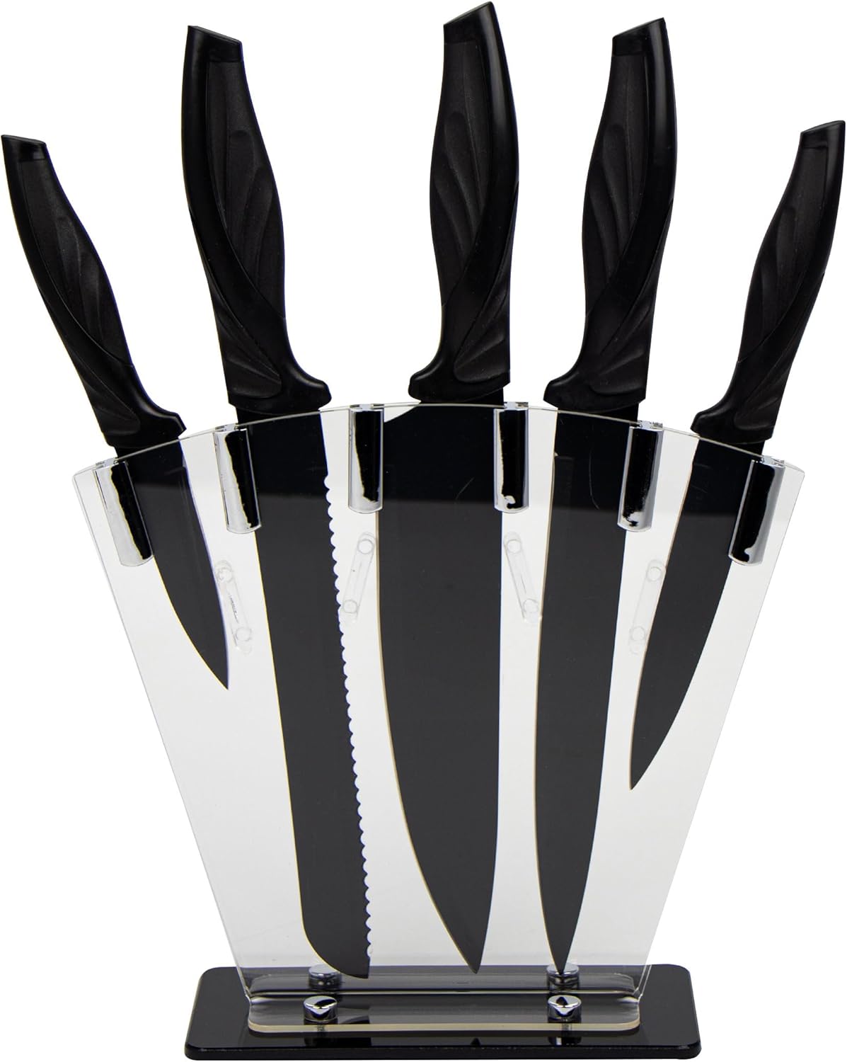 Priceless Homeware Kitchen Knife Set - 7Pcs Knife Set for Kitchen with Stainless...