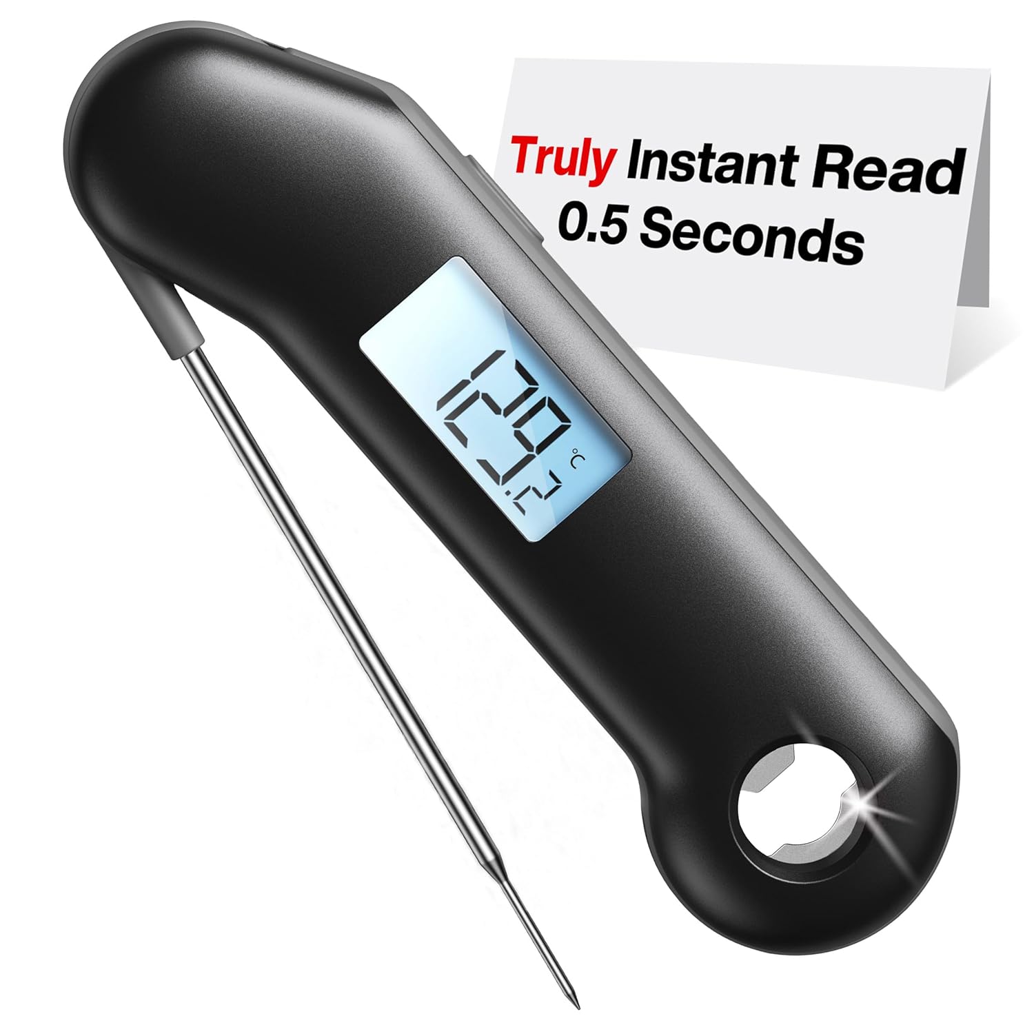 ThermoMaven F1 Turbo Meat Thermometer Digital - 3X Faster 0.5s Instant Read, Foo...